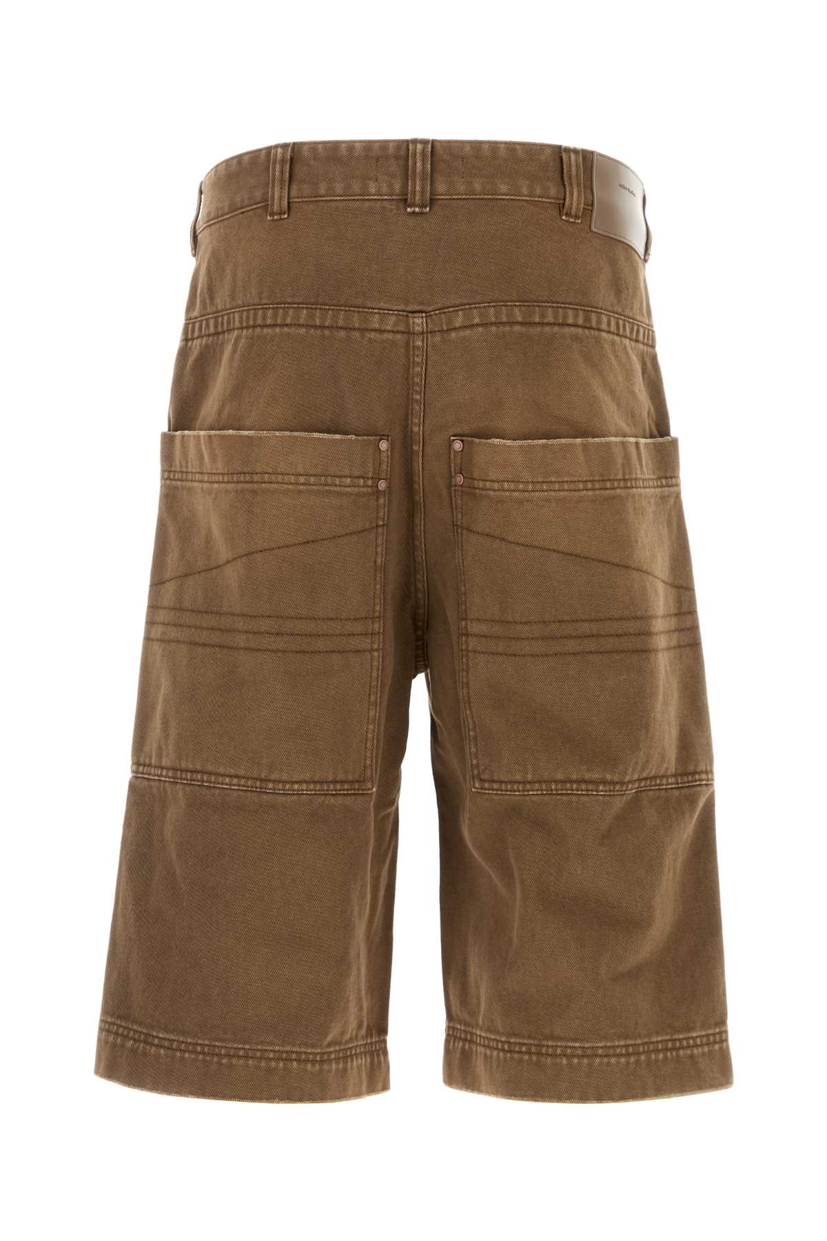 Brown denim bermuda shorts ES2570MSMILITARYSTONE (entire studios / ショートパンツ ) | entire studios (エンタイア スタジオ)(1)