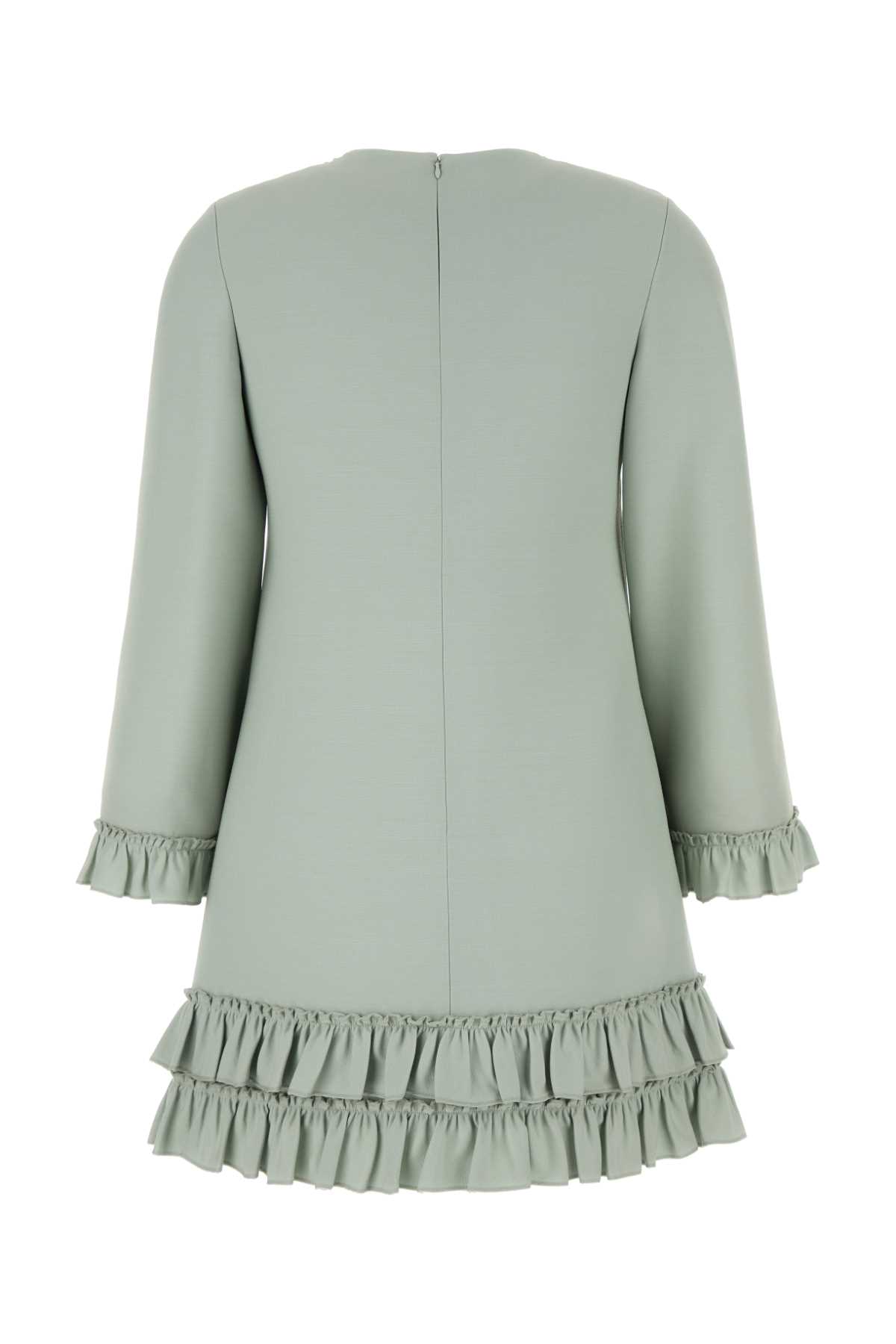Mint green wool blend mini dress 6B3VAF201CFQXH (Valentino Garavani / ワンピース・ドレス・オールインワン ) | Valentino Garavani (ヴァレンティノ)(1)
