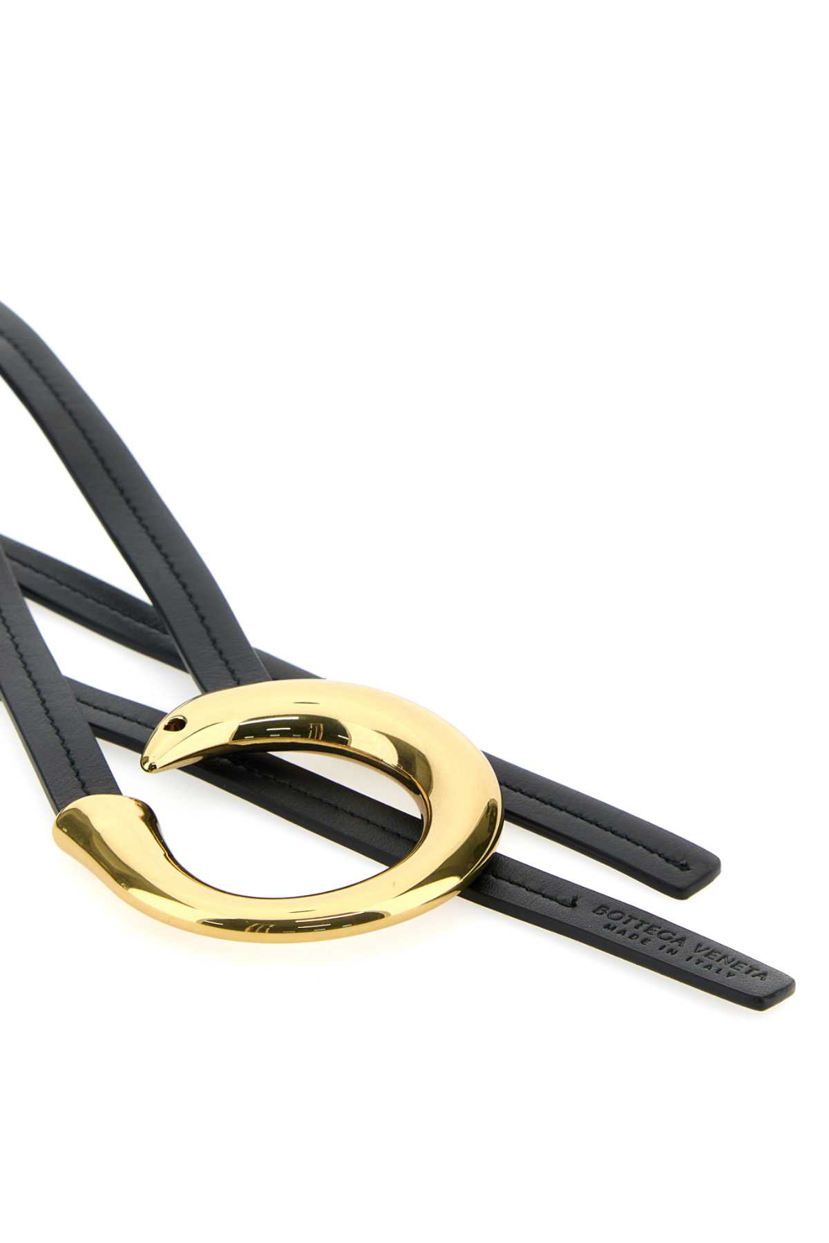 Black leather Sardine belt 794486V2BE01019 (Bottega Veneta / ベルト・サスペンダー ) | Bottega Veneta (ボッテガ・ヴェネタ)(2)