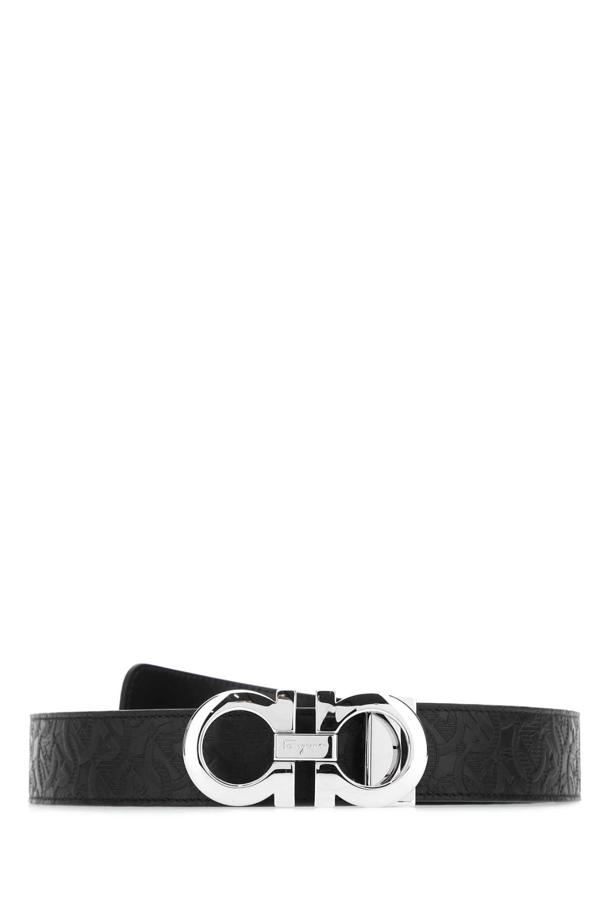 Black leather reversible belt 675542724127NERO (FERRAGAMO / ベルト・サスペンダー ) | FERRAGAMO (フェラガモ)