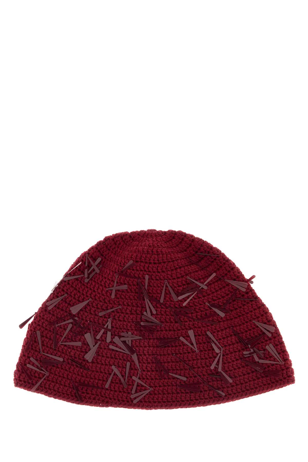 Tiziano red wool blend Sunset On Manhattan beanie hat LWLA027E25MAT0012525CHERRY (ALANUI / 帽子 ) | ALANUI (アラヌイ)