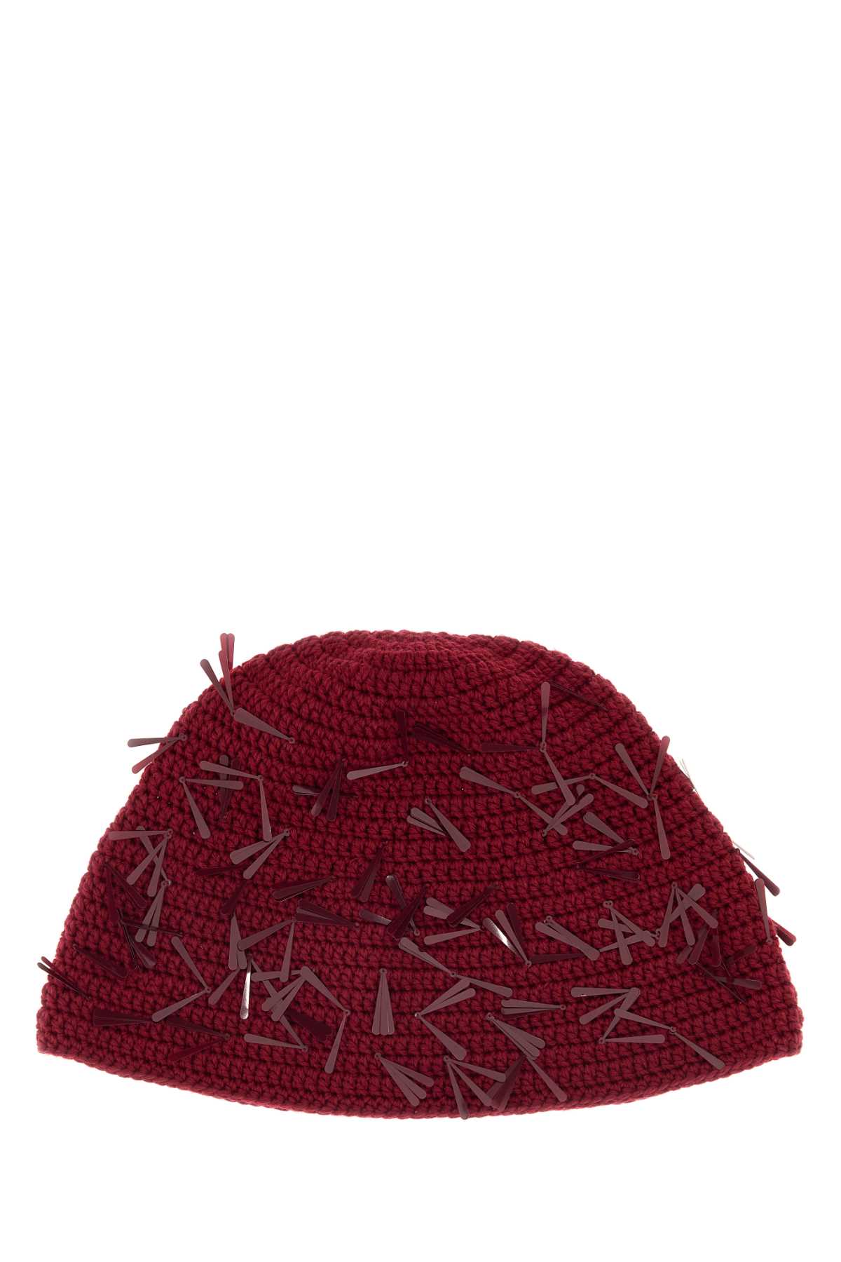 Tiziano red wool blend Sunset On Manhattan beanie hat LWLA027E25MAT0012525CHERRY (ALANUI / 帽子 ) | ALANUI (アラヌイ)(1)