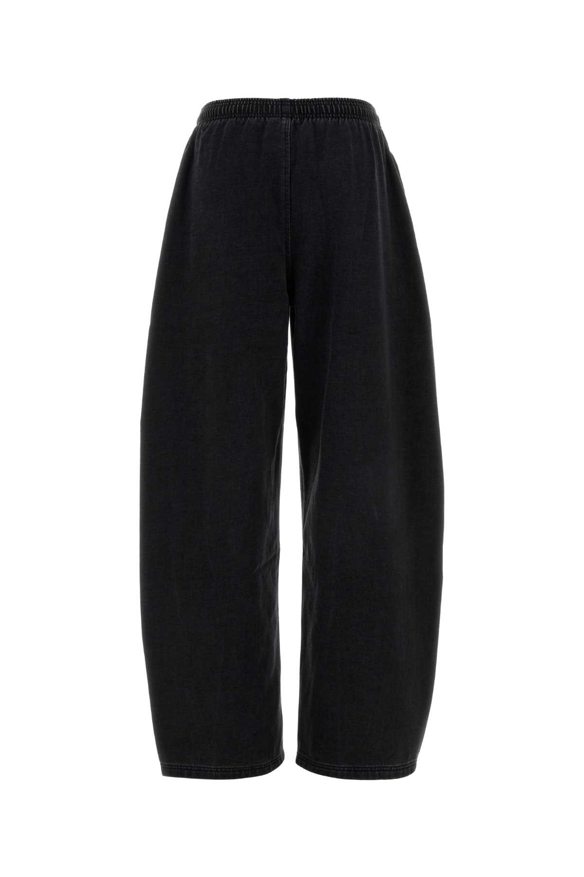 Black cotton blend joggers 4DC4254887020A (alexanderwang / パンツ ) | alexanderwang (アレキサンダーワン)(1)