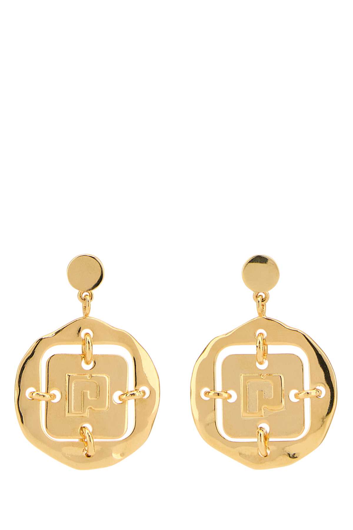Gold metal earrings 23FBB0267MET083P710 (Rabanne / ピアス・イヤリング ) | Rabanne (ラバンヌ)