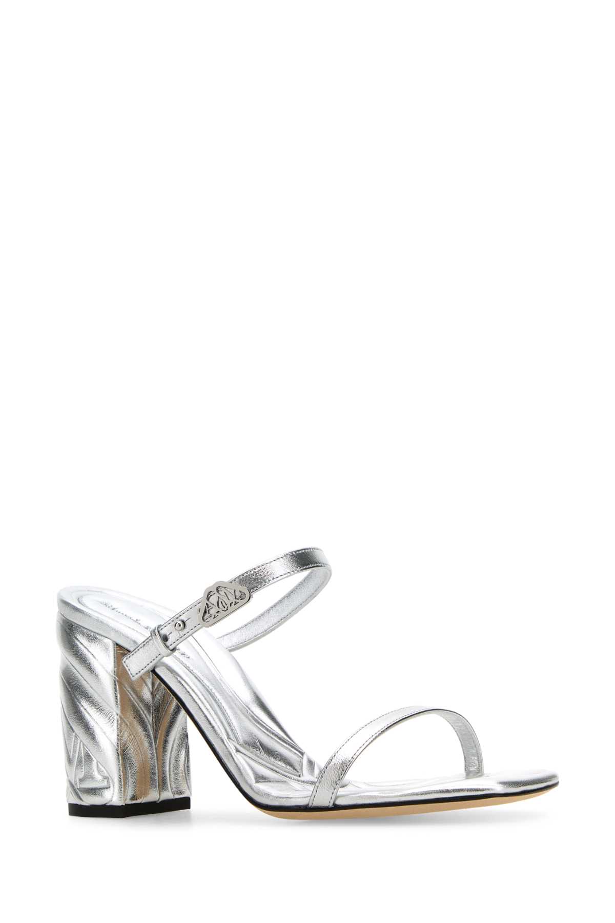 Silver leather Seal mules 780711WIF118100 (Alexander McQUEEN / サンダル ) | Alexander McQUEEN (アレキサンダー・マックイーン)(1)
