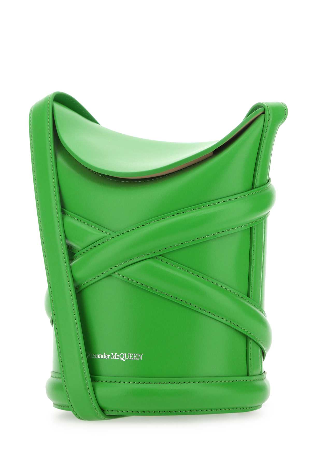 Grass green The Curve bucket hat 6564671YB423800 (Alexander McQUEEN / ハンドバッグ・ショルダーバッグ ) | Alexander McQUEEN (アレキサンダー・マックイーン)(1)