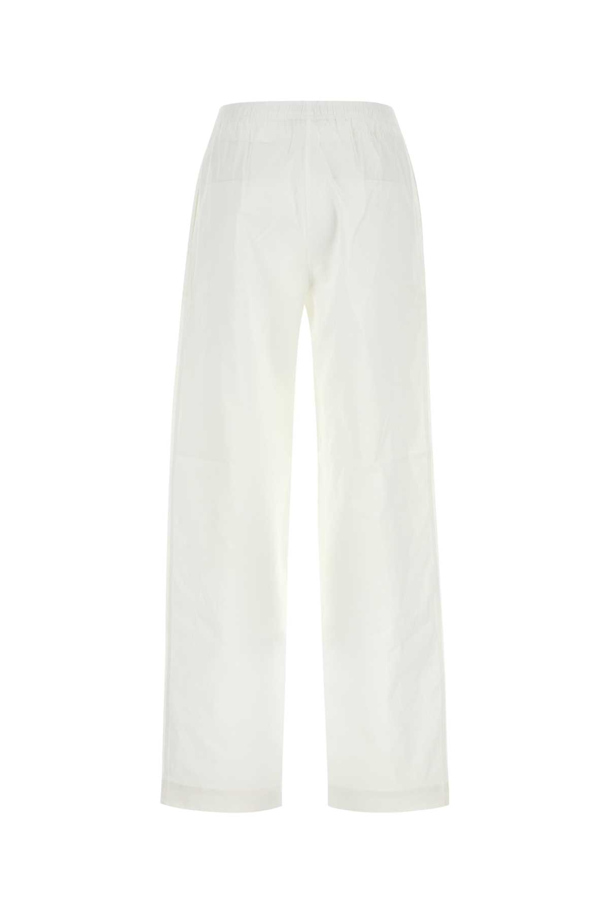 White poplin pyjama pant MP1829SOOO15ULF0009 (MIU MIU / パンツ ) | MIU MIU (ミュウミュウ)(1)
