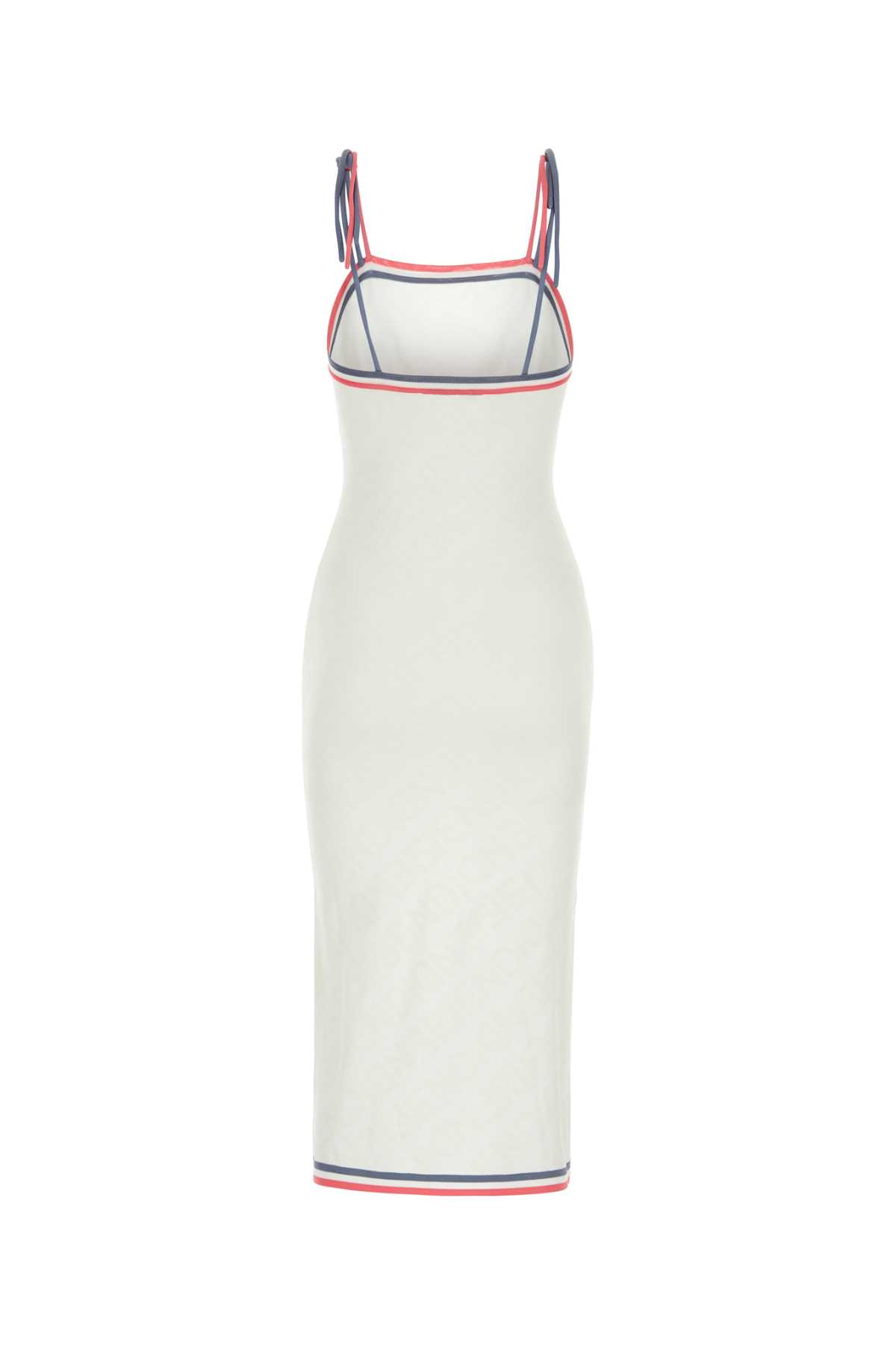 Ivory viscose blend dress FZDB45ANZEF0ZNM (FENDI / ワンピース・ドレス・オールインワン ) | FENDI (フェンディ)(1)