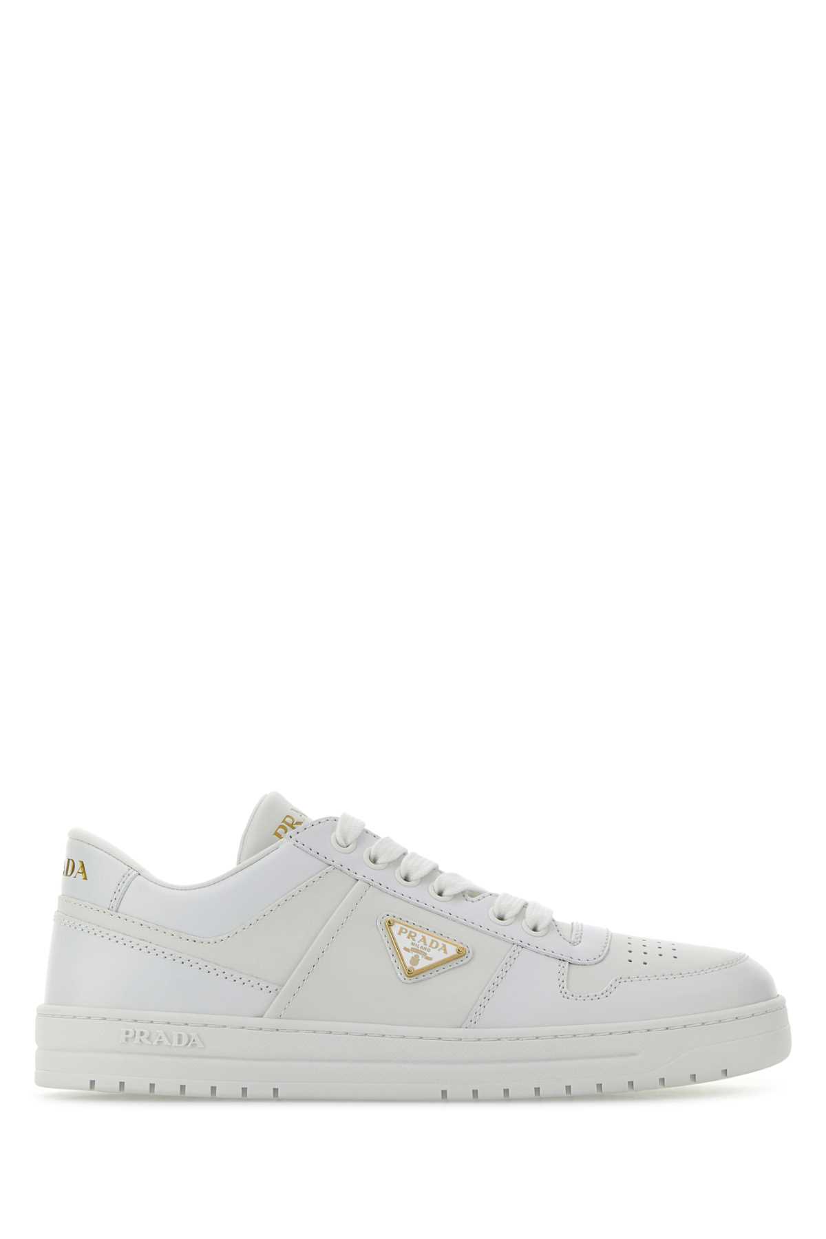 White leather Downtown sneakers 1E792MFBE303LPHF0009 (Prada / スニーカー ) | Prada (プラダ)