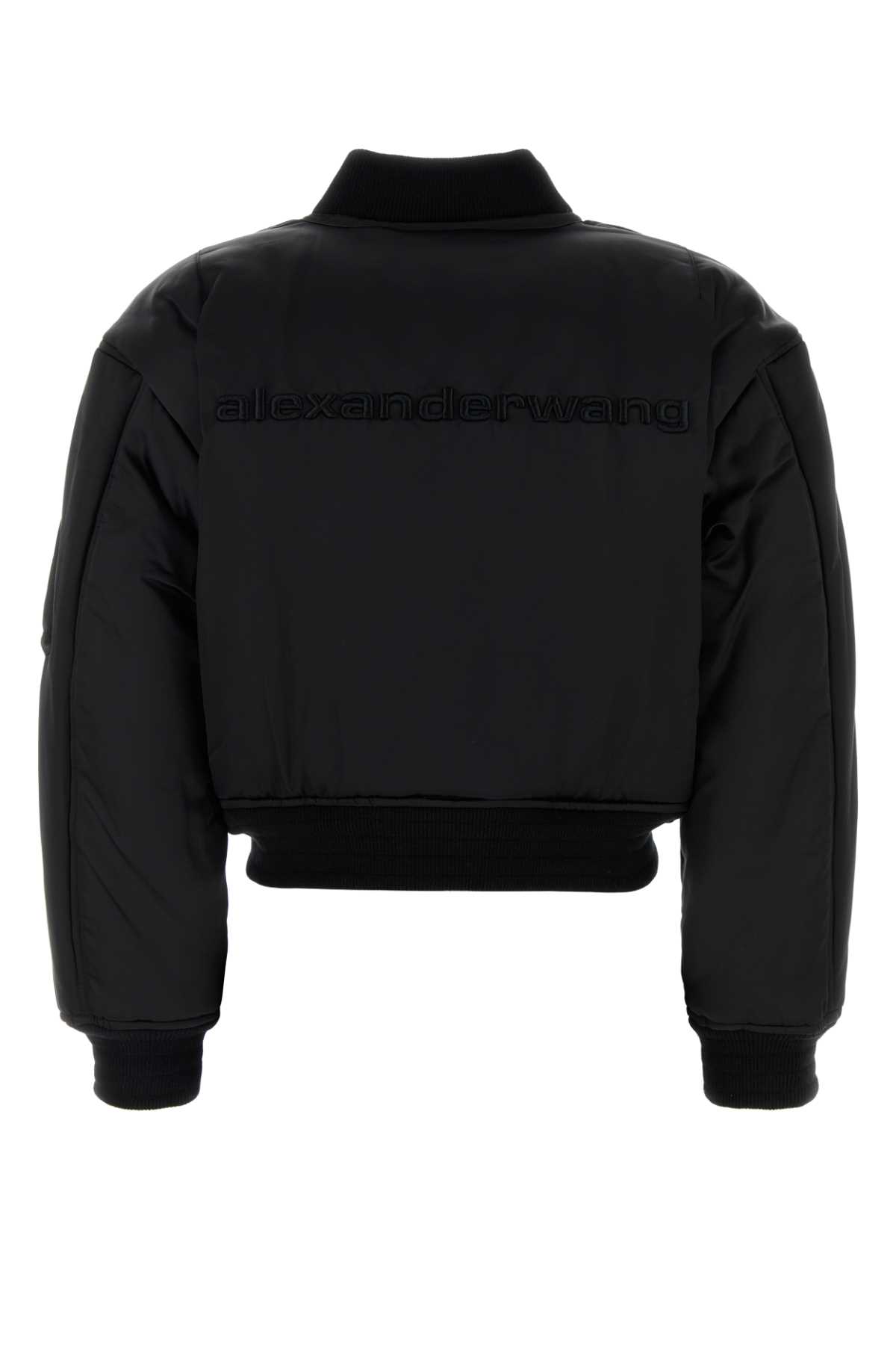 Black nylon bomber jacket 1WC1253278001 (alexanderwang / カジュアルジャケット ) | alexanderwang (アレキサンダーワン)(1)