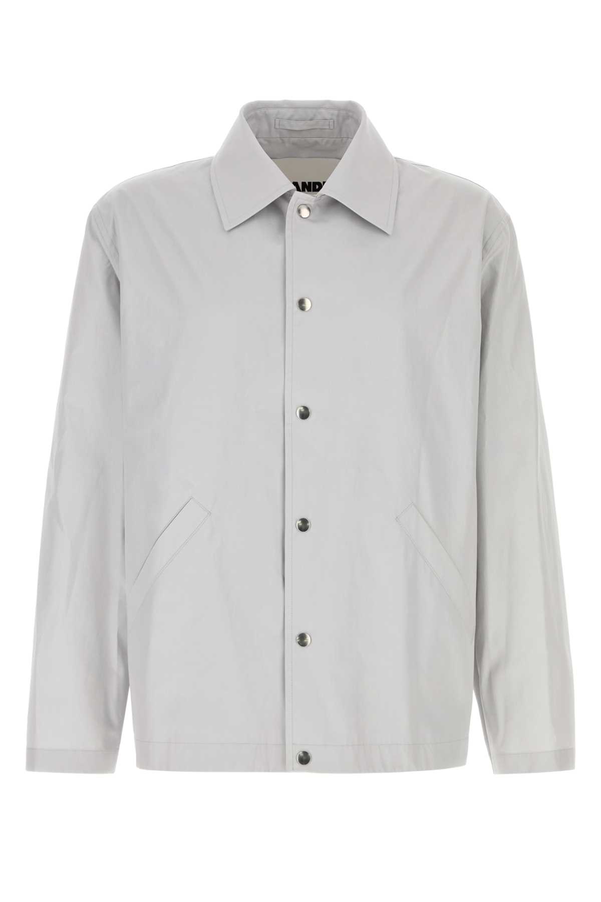 Light grey cotton windbreaker J54BN0002J45306058 (Jil Sander / カジュアルジャケット ) | Jil Sander (ジルサンダー)