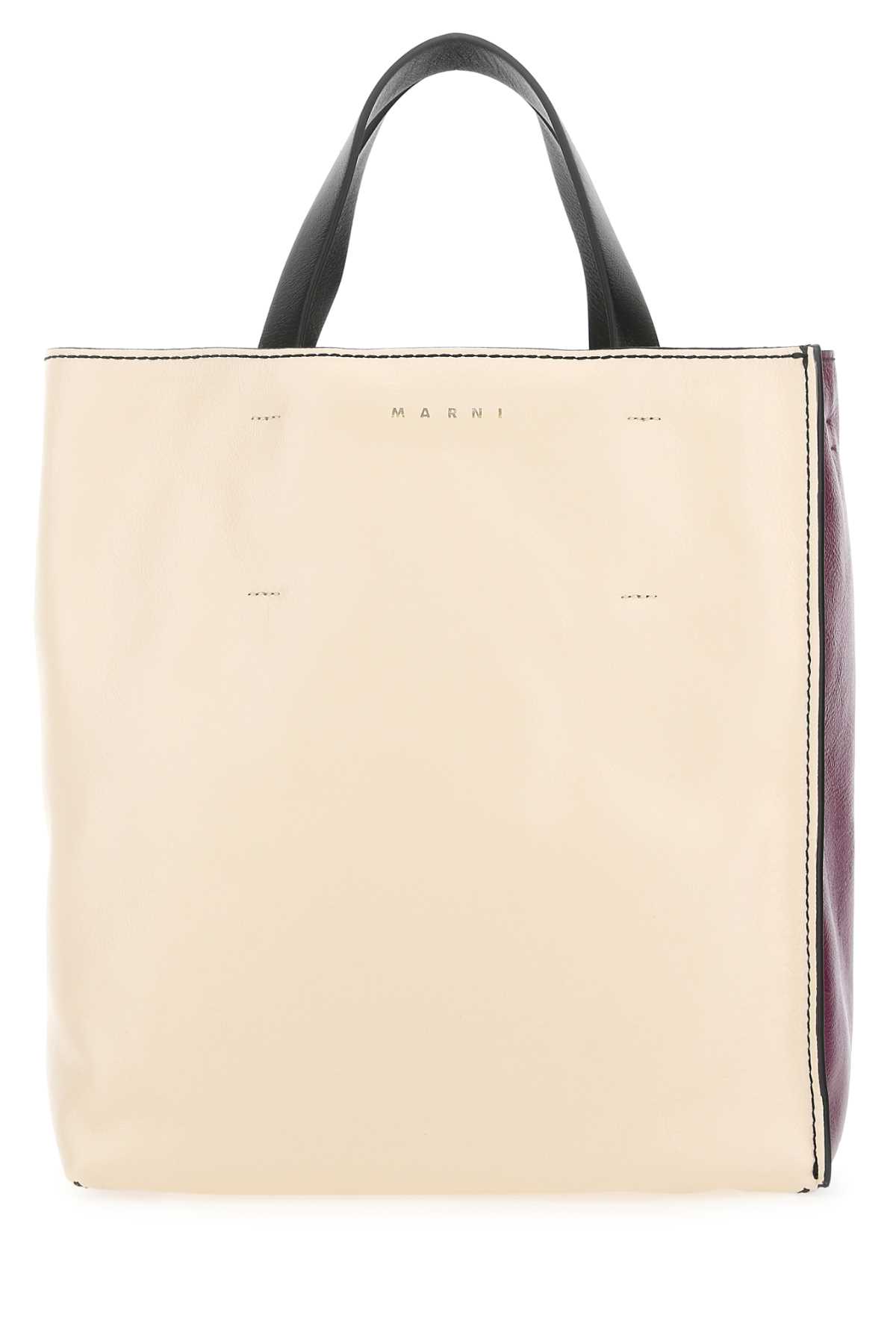 Multicolor leather Museo Soft handbag SHMP0018L0P2644ZO189 (Marni / トートバッグ ) | Marni (マルニ)