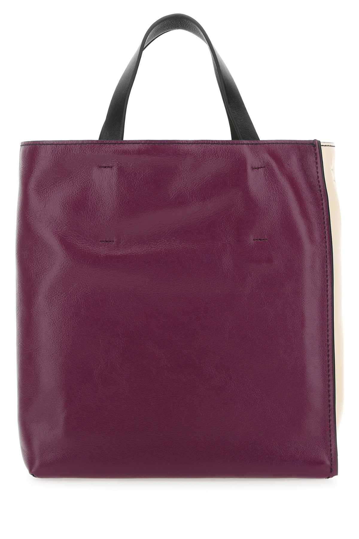 Multicolor leather Museo Soft handbag SHMP0018L0P2644ZO189 (Marni / トートバッグ ) | Marni (マルニ)(2)