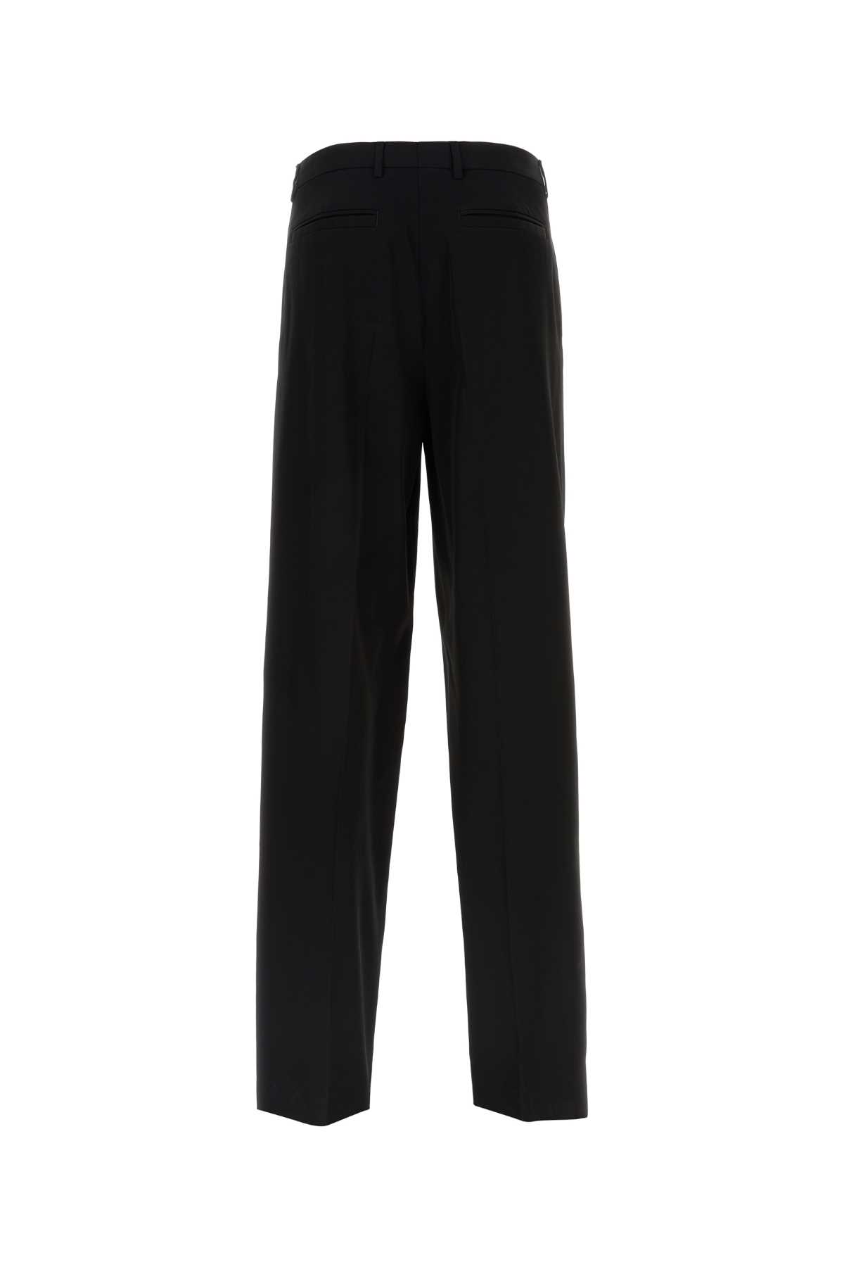 Black viscose blend pant 10082911A059651B000 (VERSACE / パンツ ) | VERSACE (ヴェルサーチェ)(1)