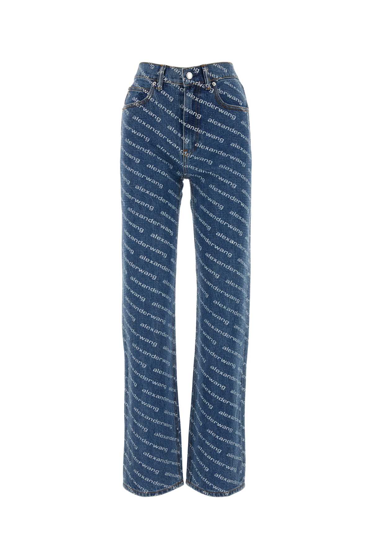 Printed denim jeans 4DC3244453460 (alexanderwang / ジーンズ ) | alexanderwang (アレキサンダーワン)