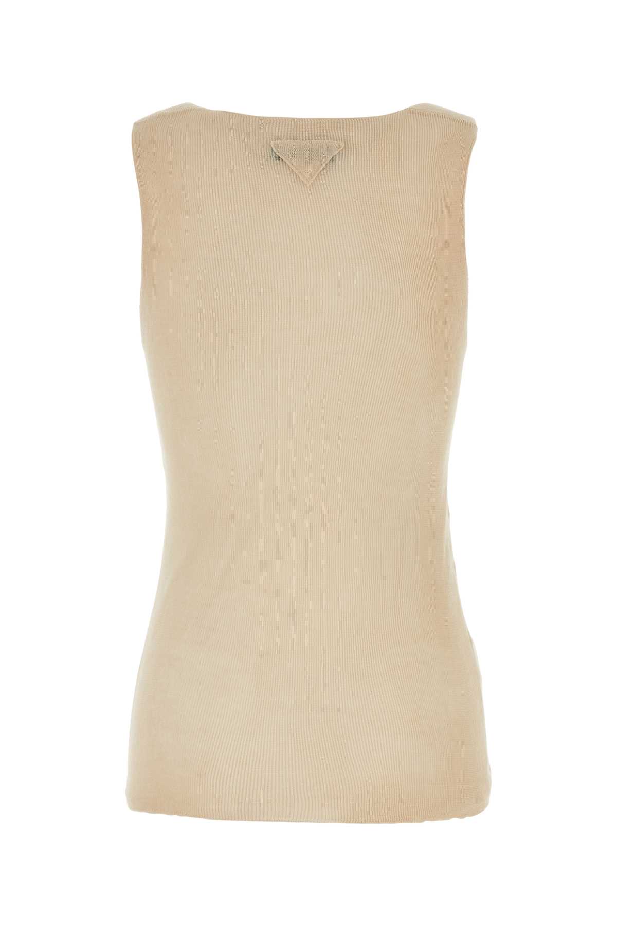 Sand cotton tank top P29B10SOOO14QDF0627 (Prada / タンクトップ・キャミソール ) | Prada (プラダ)(1)