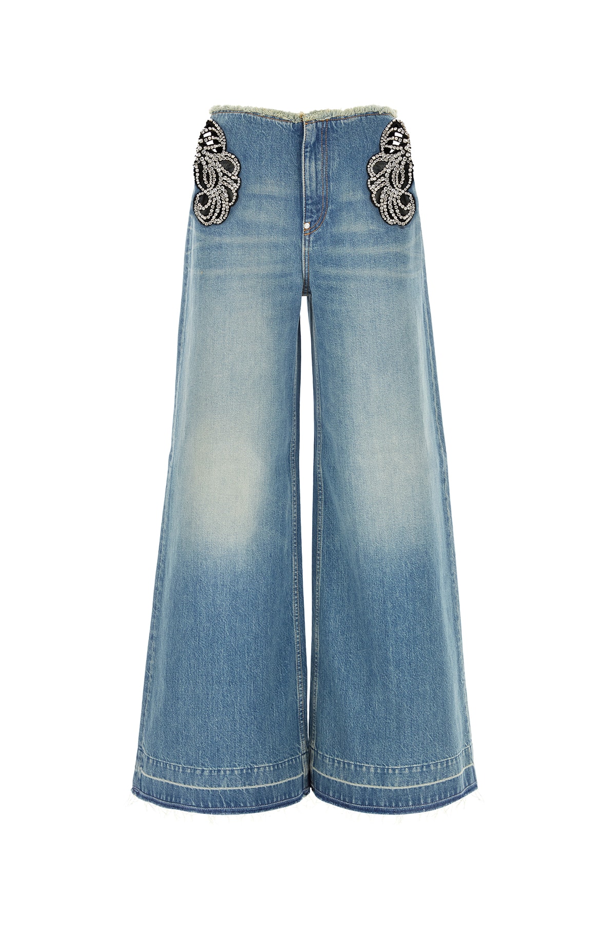 EMBELLISHED FEATHER CUT OUT JEANS 6D03023SPH844052 (Stella McCartney / ジーンズ ) | Stella McCartney (ステラ マッカートニー)
