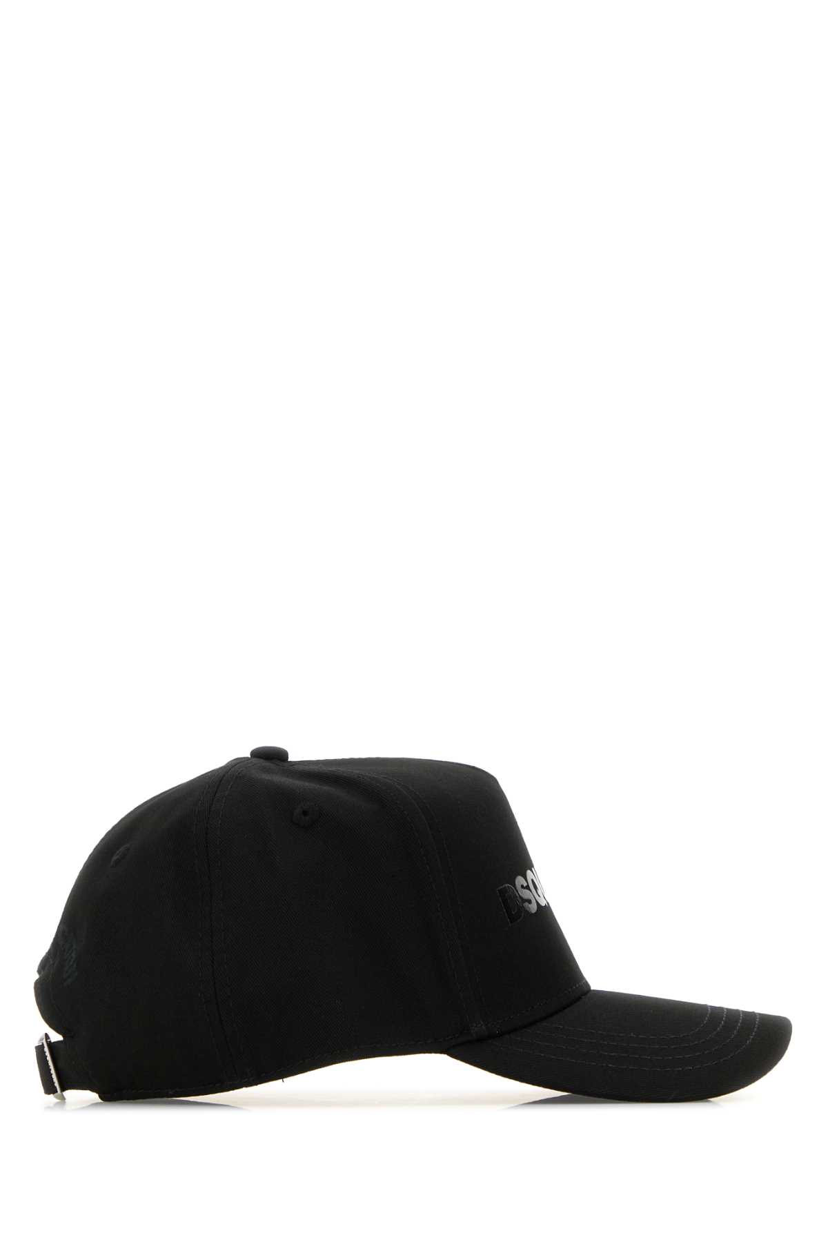 Black cotton baseball cap BCM089505C00001M436 (Dsquared2 / 帽子 ) | Dsquared2 (ディースクエアード)(1)