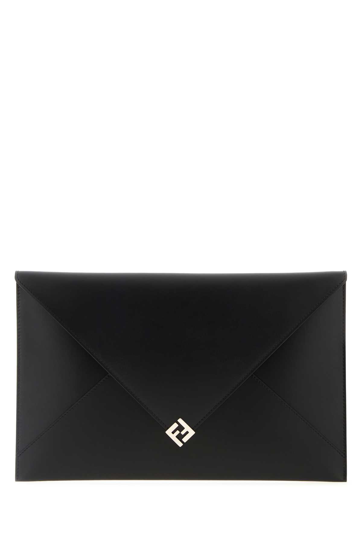 Black leather large clutch 7N0161AAIWF0GXN (FENDI / 財布・カードケース ) | FENDI (フェンディ)