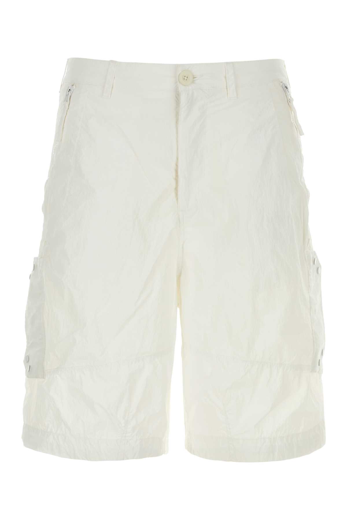 White nylon bermuda shorts 24CTCUP02063003780102 (Ten c / ショートパンツ ) | Ten c (テンシー)
