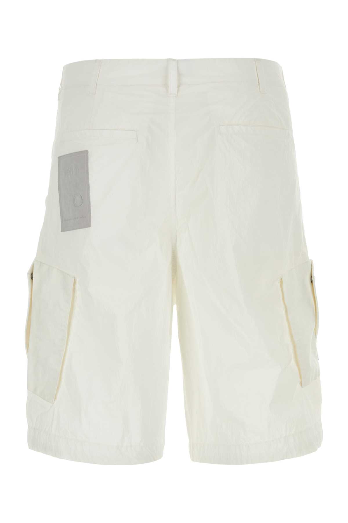 White nylon bermuda shorts 24CTCUP02063003780102 (Ten c / ショートパンツ ) | Ten c (テンシー)(1)