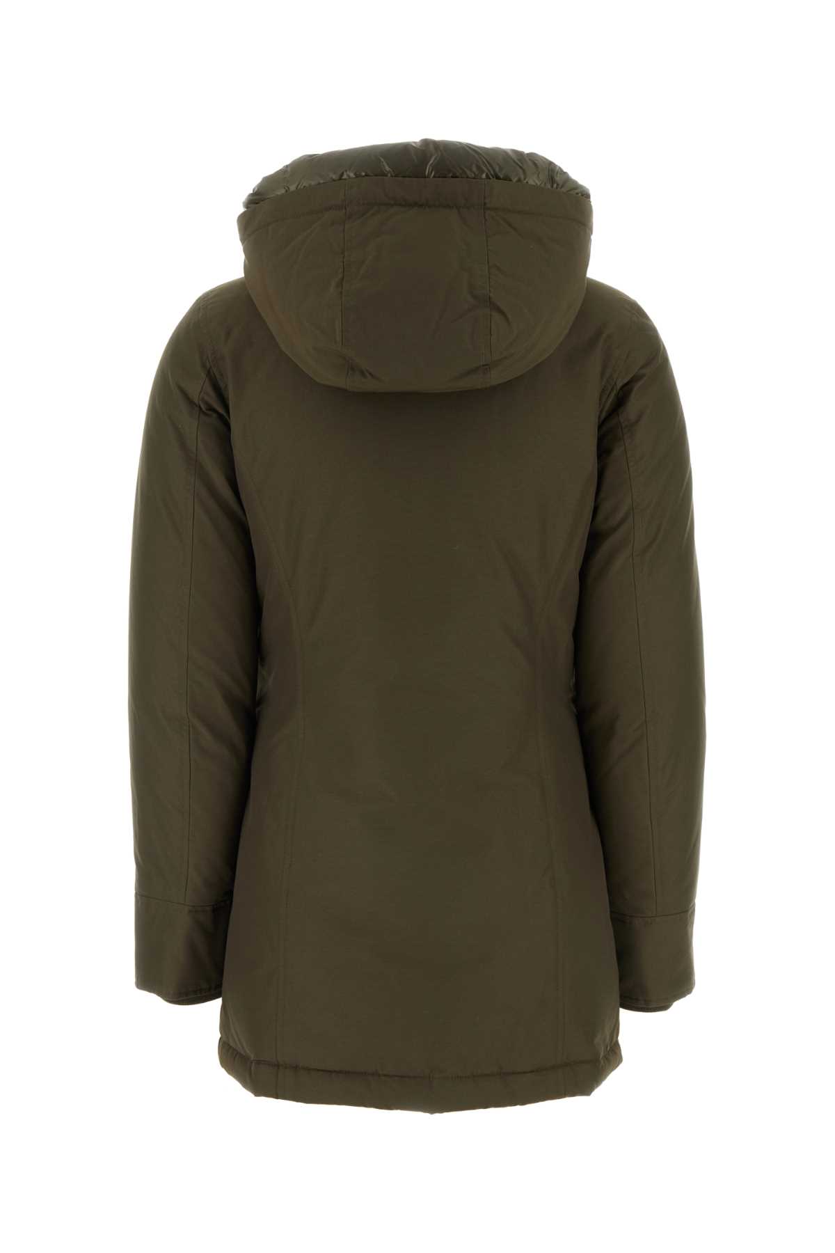 Army green cotton down jacket CFWWOU0580FRUT0001DAG (WOOLRICH / ダウンジャケット・コート ) | WOOLRICH (ウールリッチ)(1)