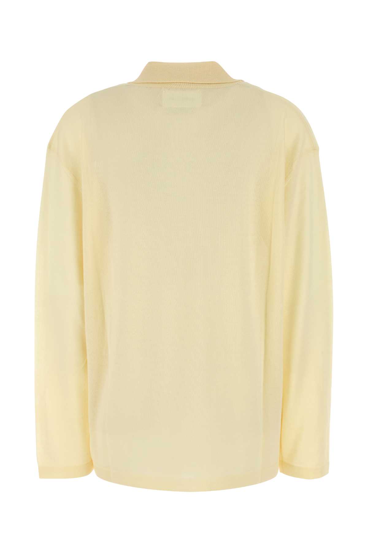 Pastel yellow wool Aurelio polo shirt ARMTMKN12MW01021 (ARMARIUM / ニット・セーター・カーディガン ) | ARMARIUM (アルマリウム)(1)