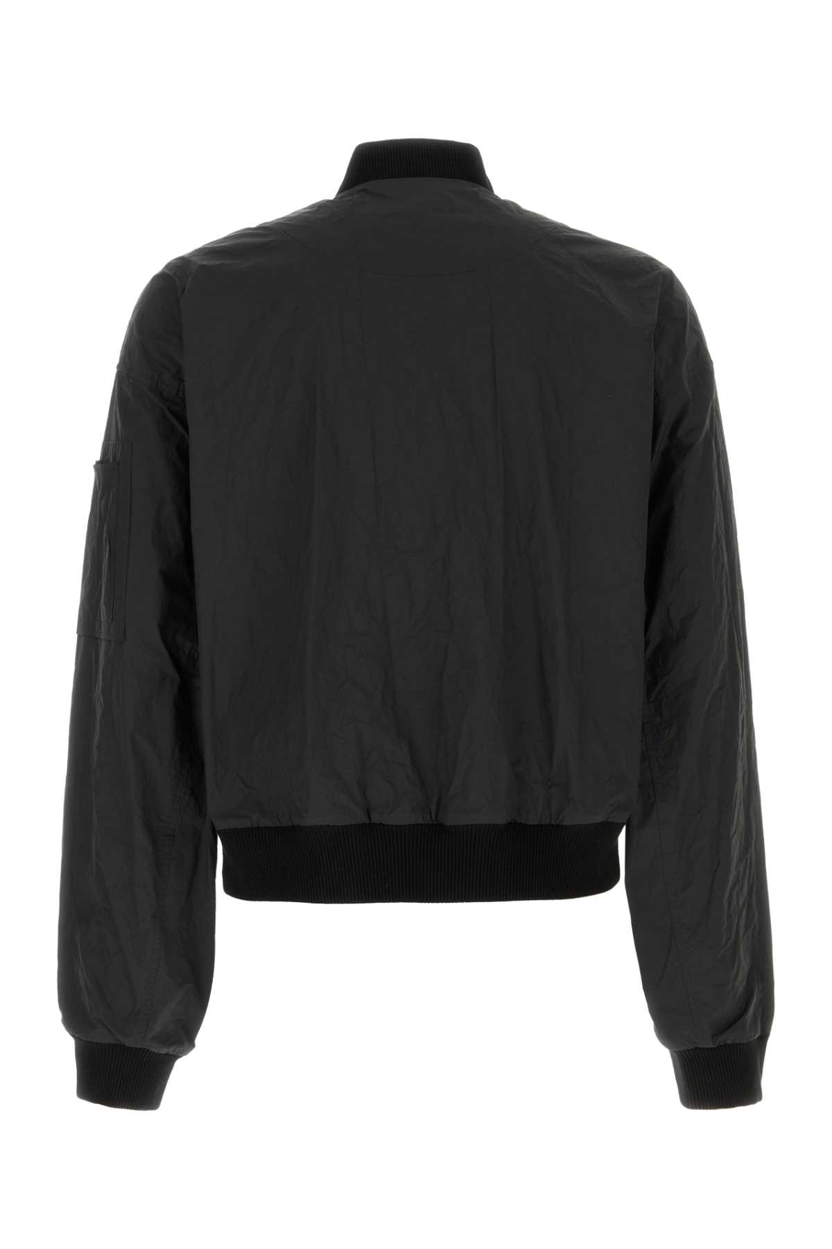 Black polyester blend bomber jacket S74AM1568S78520900 (Dsquared2 / カジュアルジャケット ) | Dsquared2 (ディースクエアード)(1)