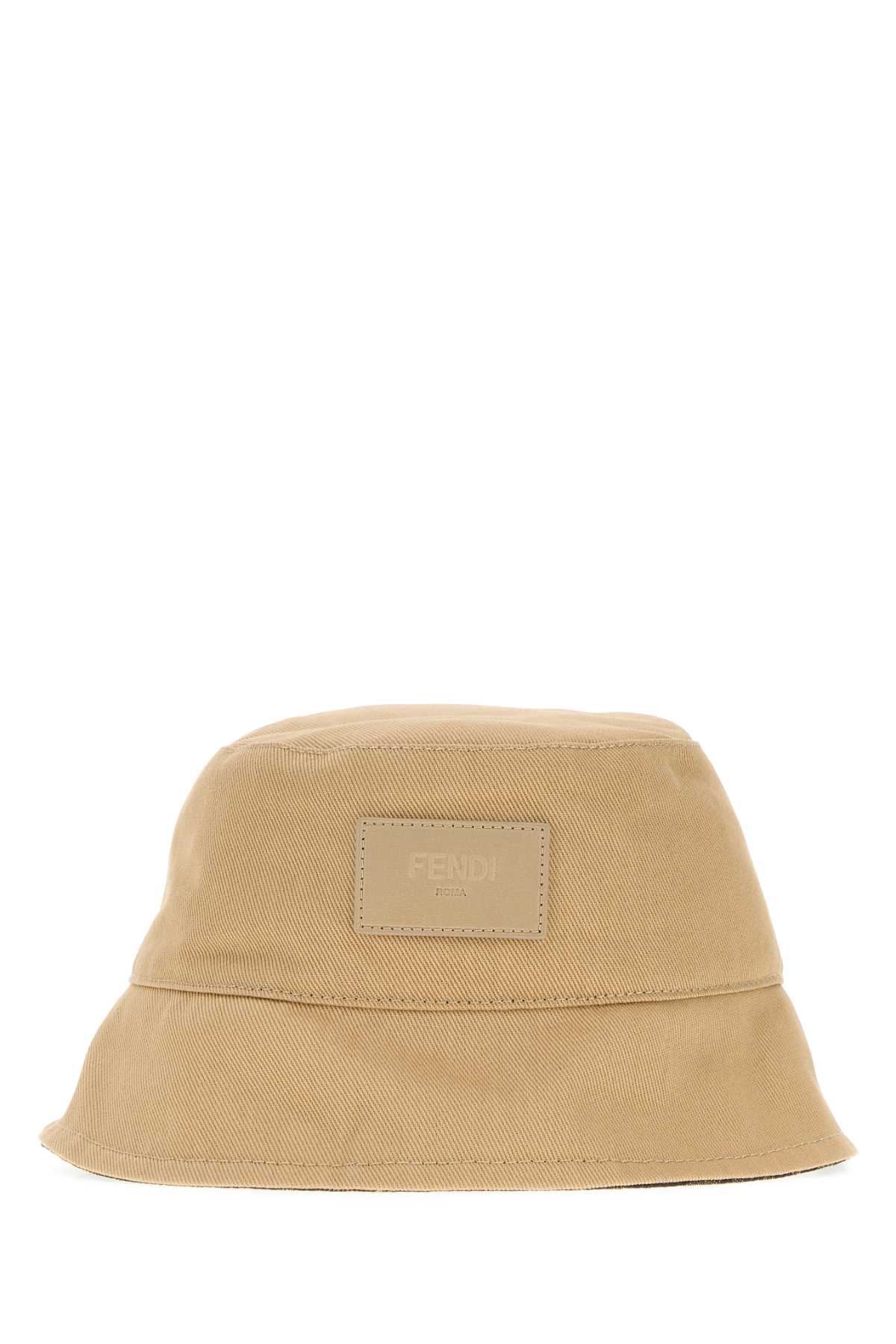 Beige cotton bucket hat FXQ833AYK7F1TTM (FENDI / 帽子 ) | FENDI (フェンディ)