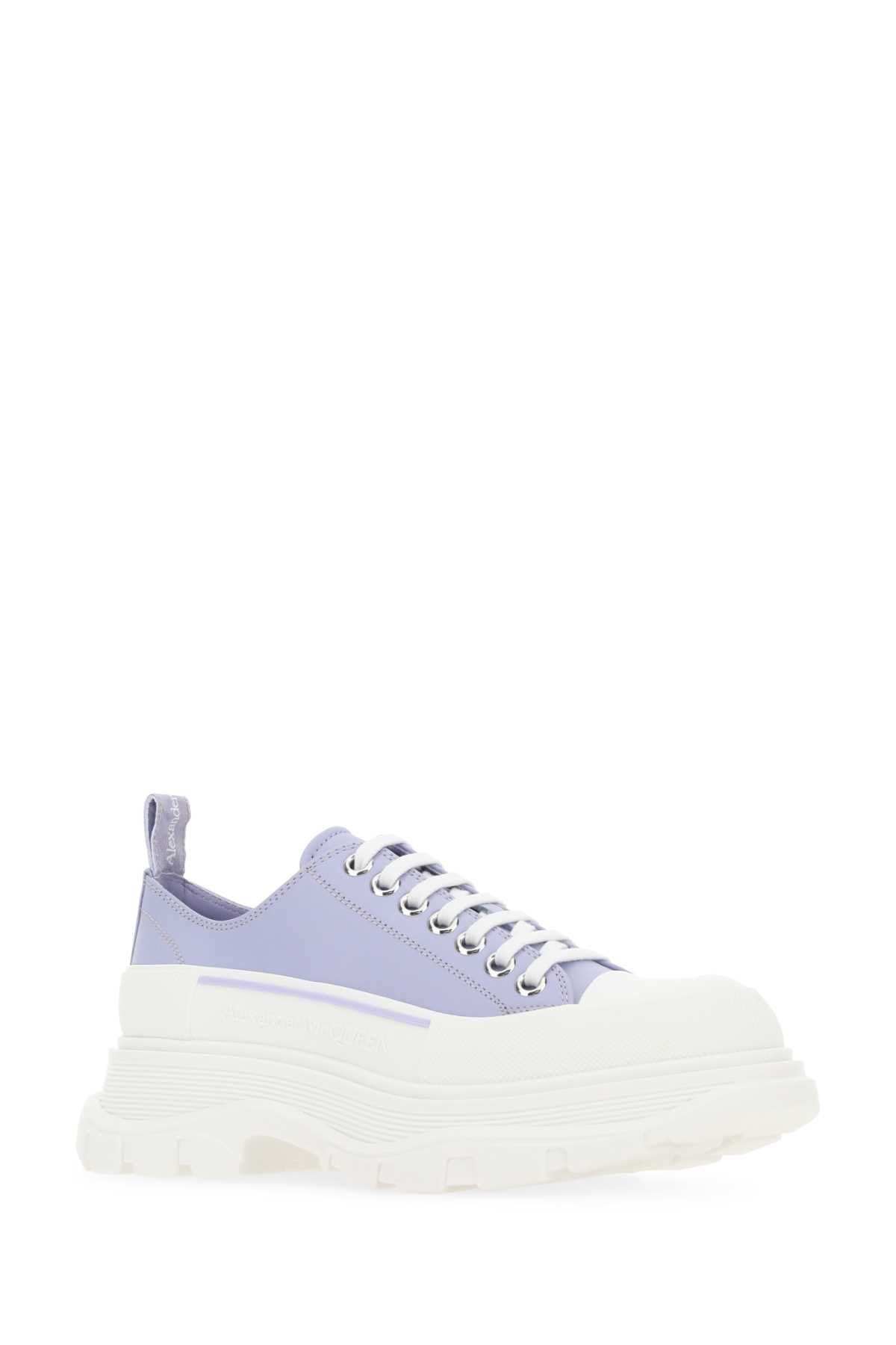 Lilac leather Tread Slick sneakers 702042WHZ625439 (Alexander McQUEEN / スニーカー ) | Alexander McQUEEN (アレキサンダー・マックイーン)(1)