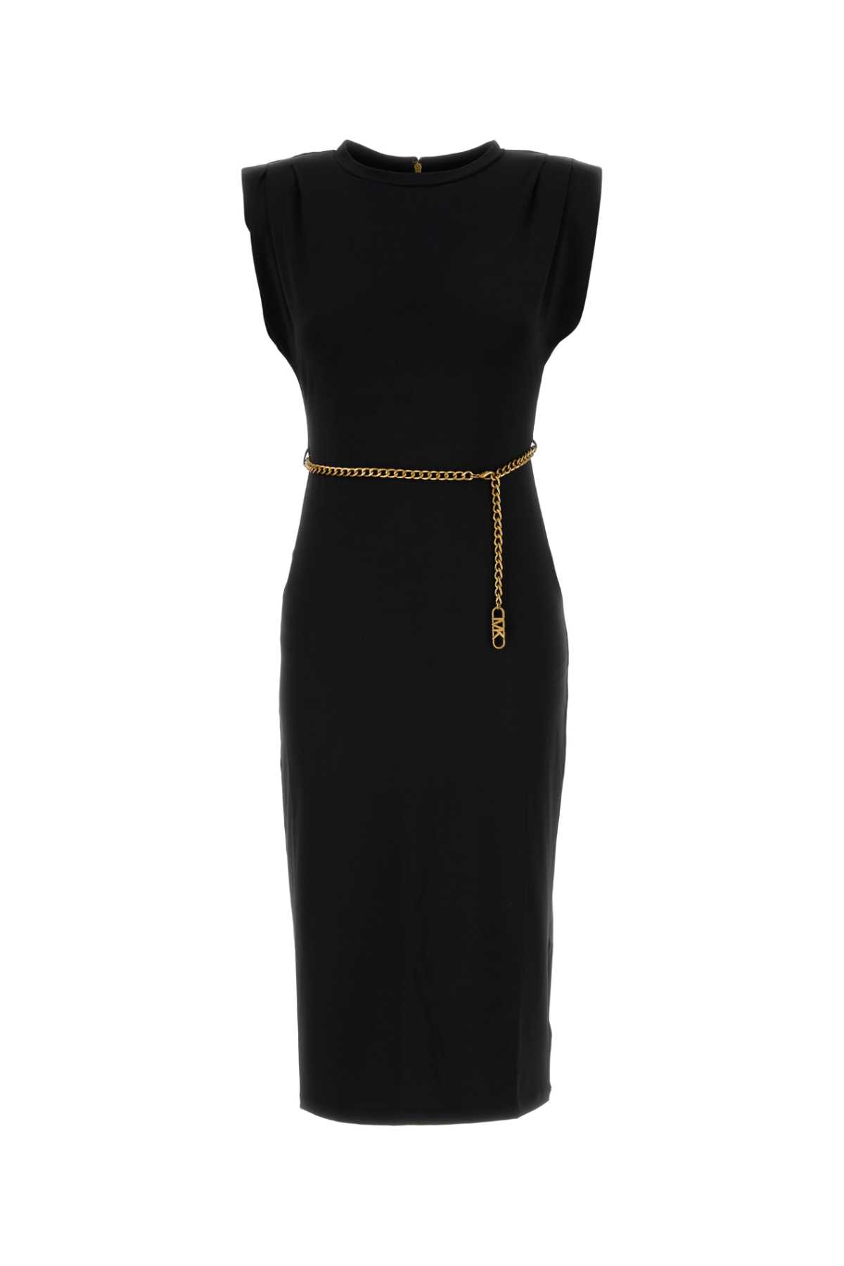 Black jersey dress MT5831SH6JBLACK (MICHAEL MICHAEL KORS / ワンピース・ドレス・オールインワン ) | MICHAEL MICHAEL KORS (マイケル・マイケル・コース)