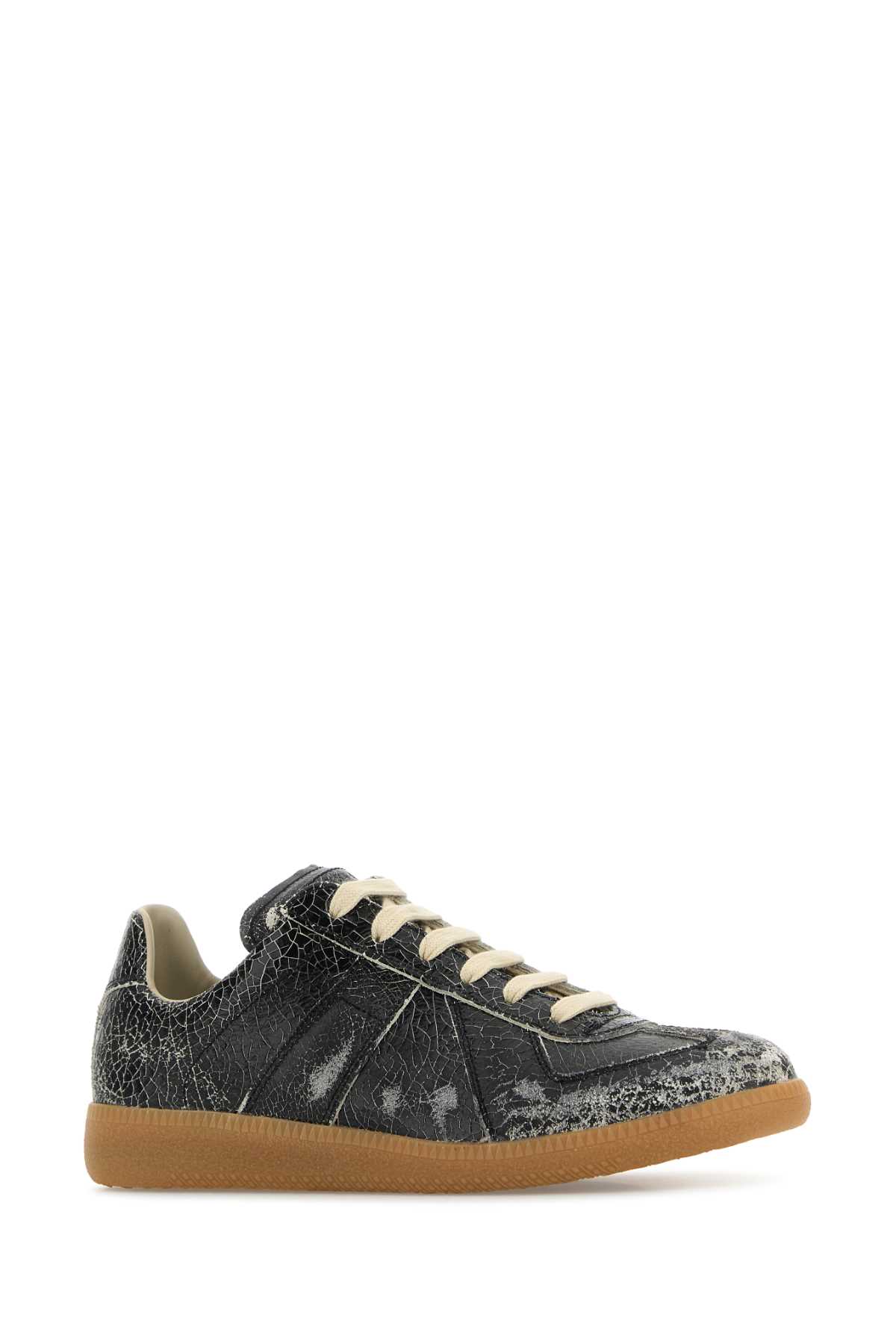 Black leather sneakers S58WS0270P7424H8328 (Maison Margiela / スニーカー ) | Maison Margiela (メゾン マルジェラ)(1)