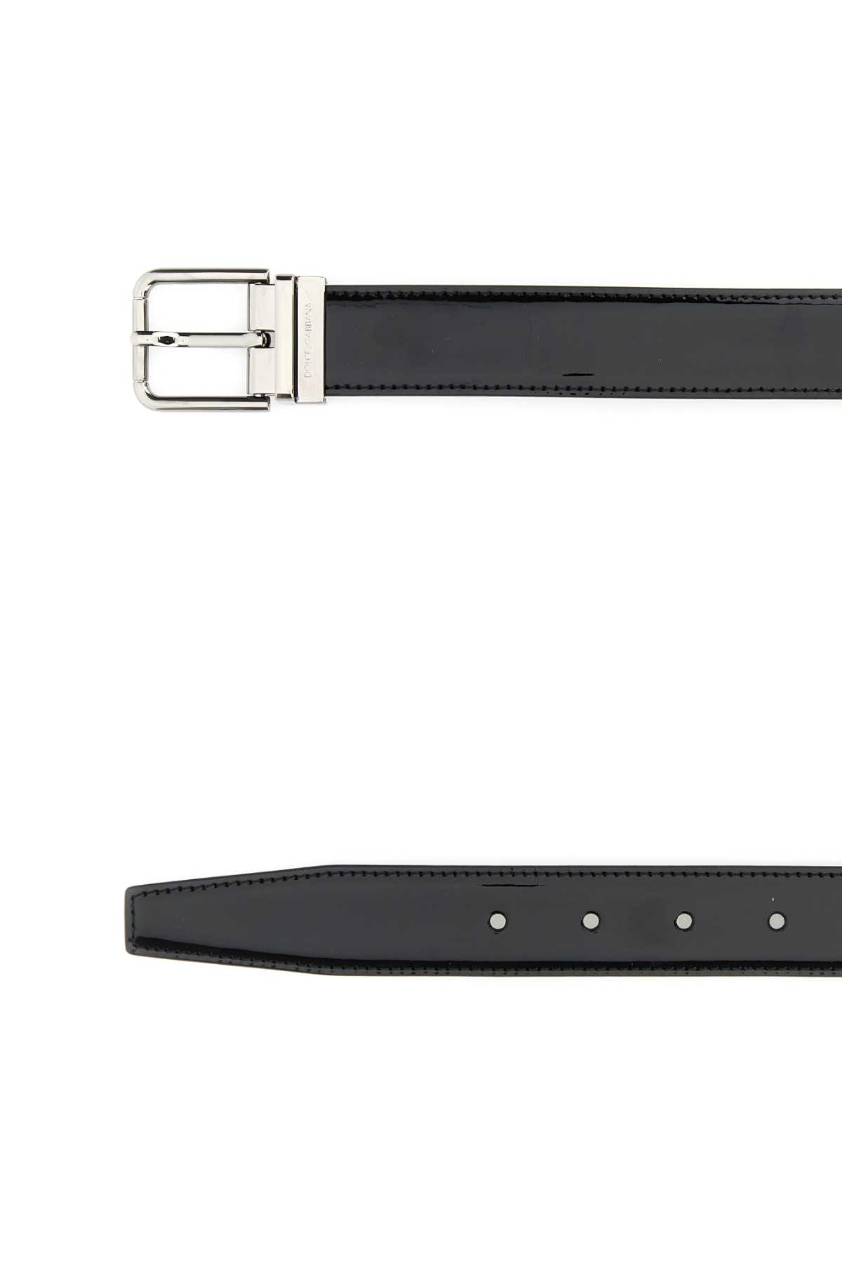 Black leather belt BC4703A115380999 (Dolce & Gabbana / ベルト・サスペンダー ) | Dolce & Gabbana (ドルチェガッバーナ)(1)