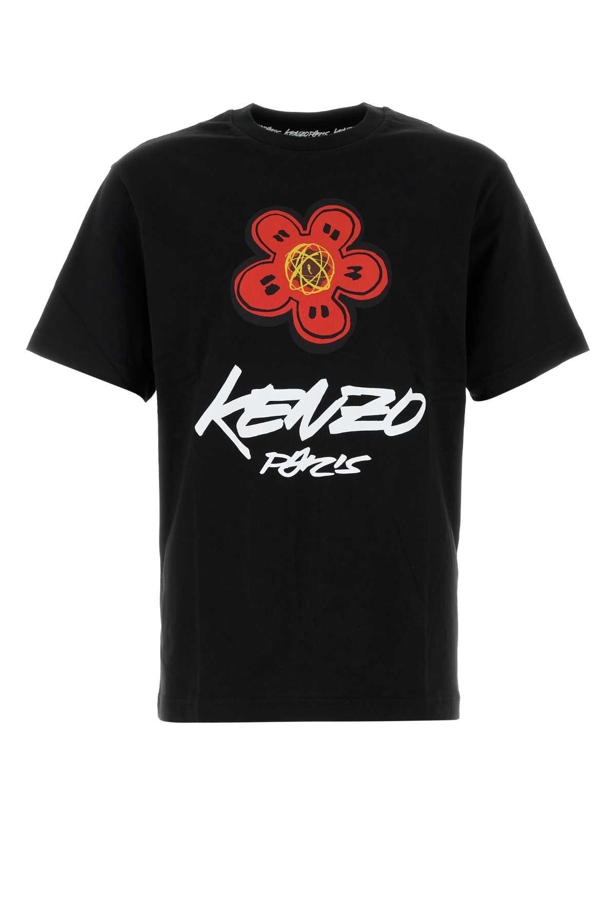 Black cotton t-shirt FF65TS2654SG99J (KENZO / Tシャツ・カットソー ) | KENZO (ケンゾー)
