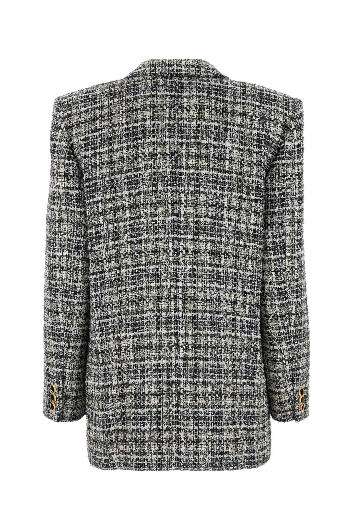 Embroidered tweed oversize blazer FABX3837F43680822 (ALESSANDRA RICH / ブレザー・ジャケット ) | ALESSANDRA RICH (アレッサンドラ リッチ)(1)
