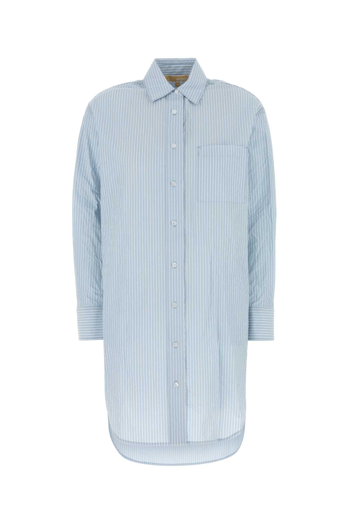 Embroidered chambray shirt dress MS5830CH8CCHAMBRAY (MICHAEL MICHAEL KORS / ワンピース・ドレス・オールインワン ) | MICHAEL MICHAEL KORS (マイケル・マイケル・コース)