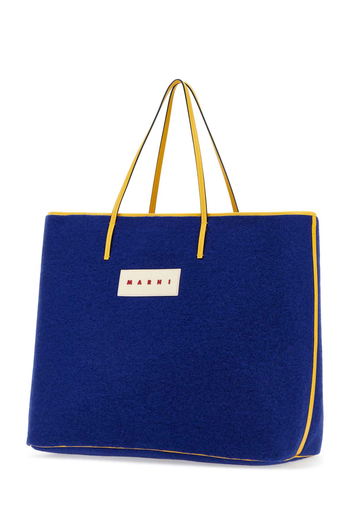 Blue felt medium Janus shopping bag SHMQ0062U0P580100B56 (Marni / トートバッグ ) | Marni (マルニ)(1)