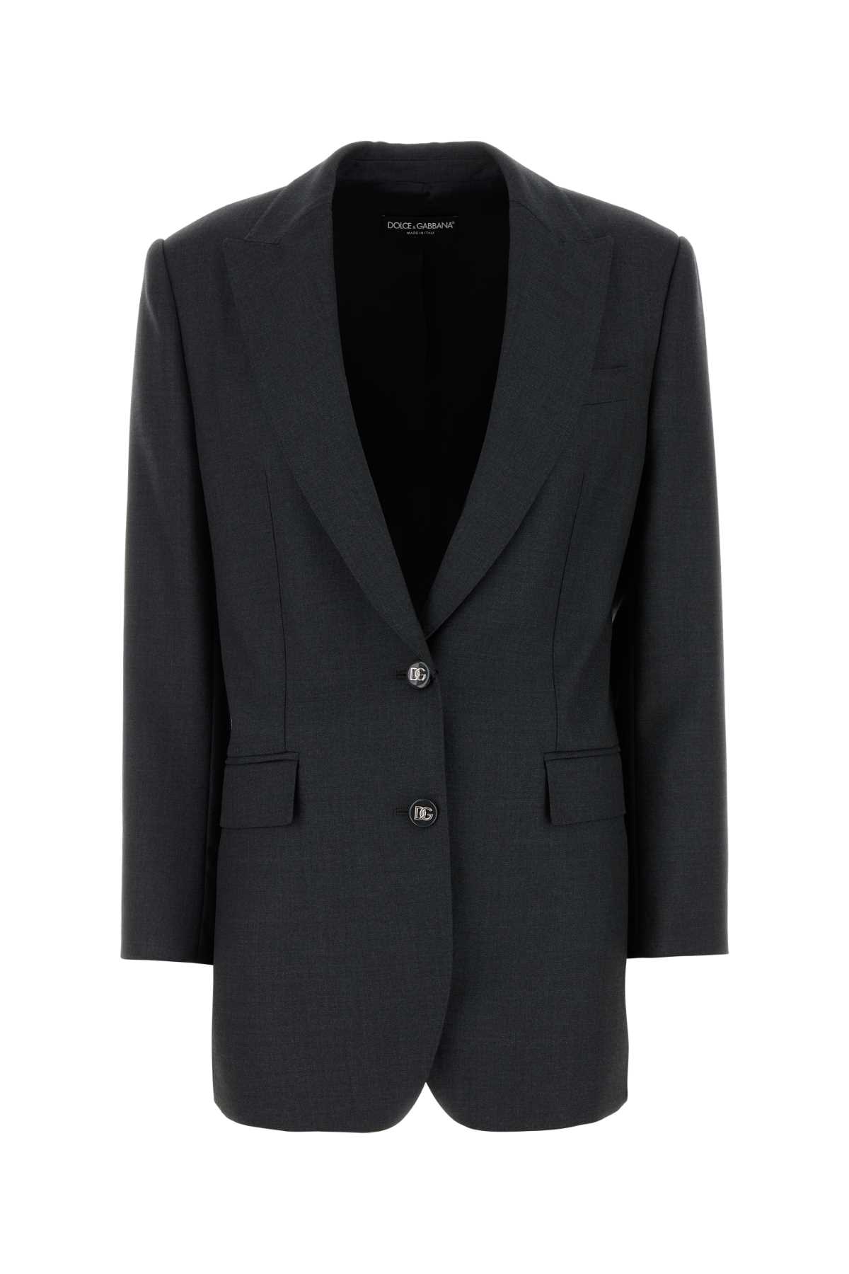 Graphite wool blazer F29GGTFU287S8290 (Dolce & Gabbana / カジュアルジャケット ) | Dolce & Gabbana (ドルチェガッバーナ)
