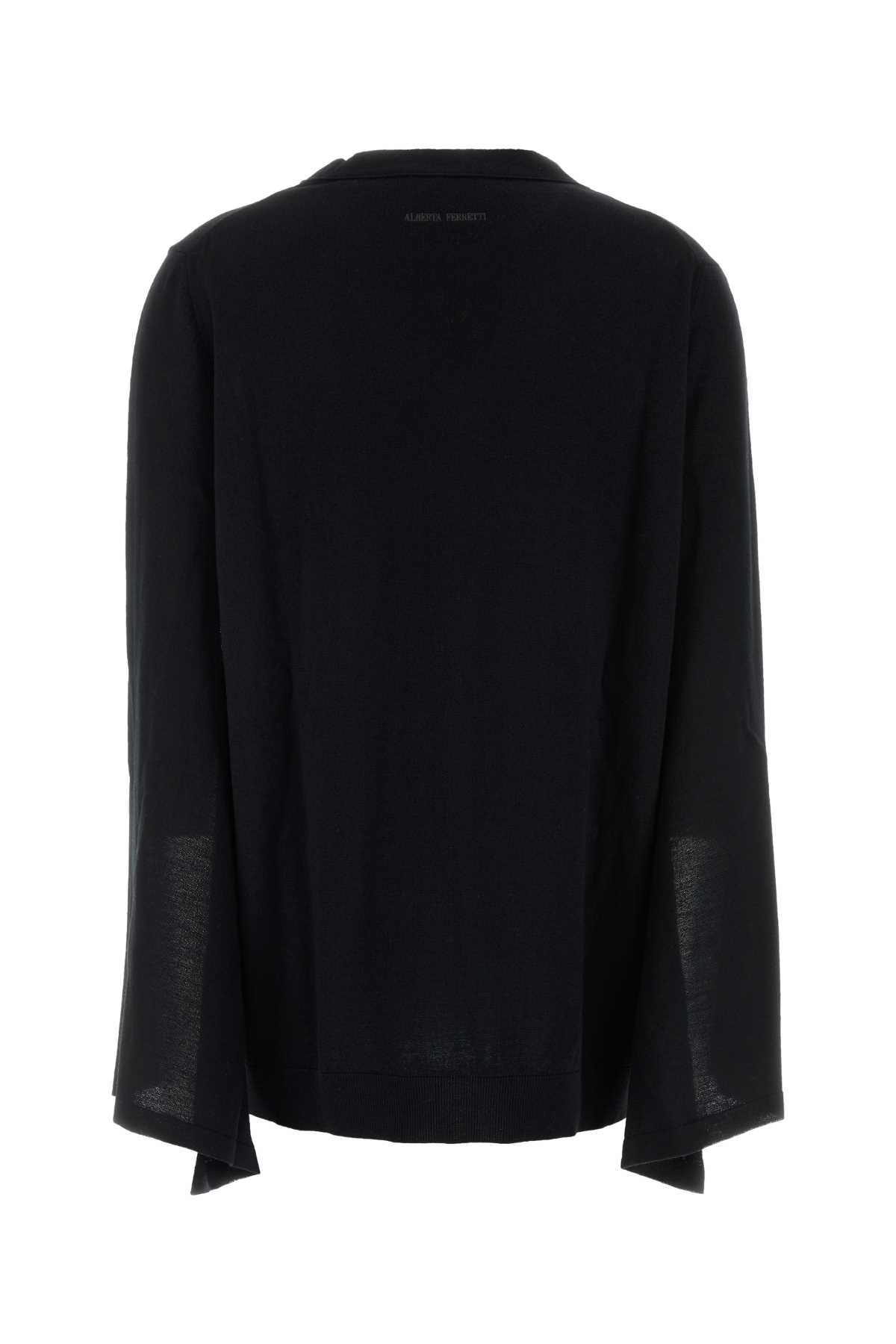 Black wool sweater A091566060555 (ALBERTA FERRETTI / ニット・セーター・カーディガン ) | ALBERTA FERRETTI (アルベルタ フェレッティ)(1)