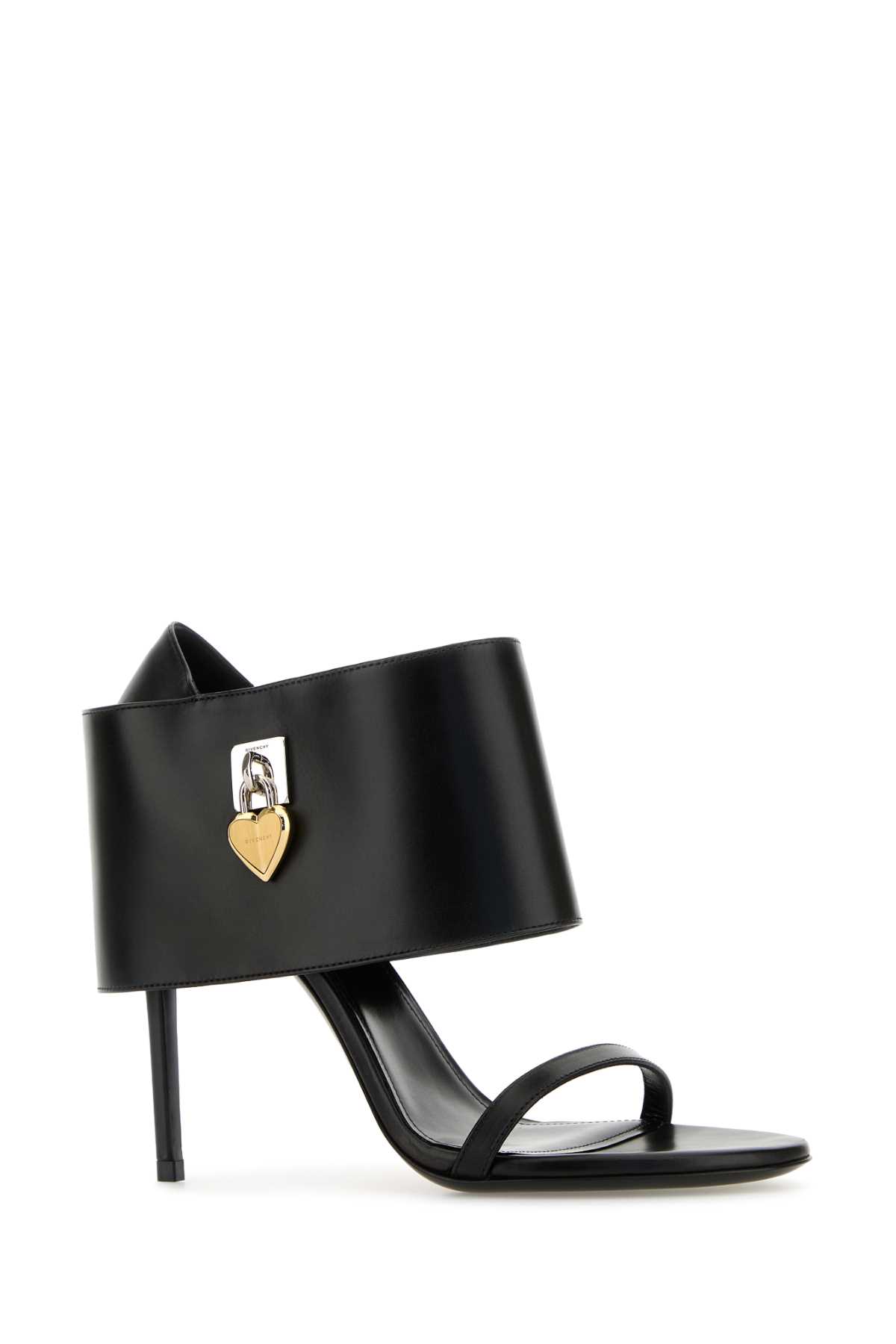 Black leather Shark sandals BE309WE2CL001 (GIVENCHY / サンダル ) | GIVENCHY (ジバンシィ)(1)