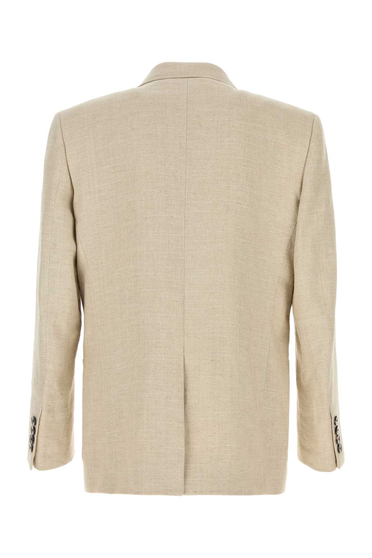 Beige linen blend blazer 6V3CEH00AKK0NE (Valentino Garavani / ブレザー・ジャケット ) | Valentino Garavani (ヴァレンティノ)(1)