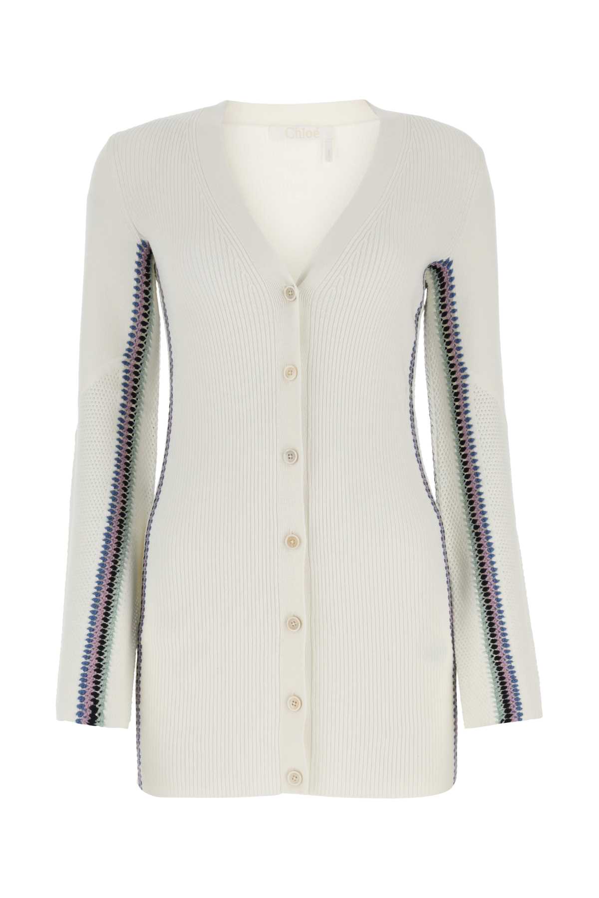 Ivory wool cardigan CHC23SMC07640107 (Chloé / ニット・セーター・カーディガン ) | Chloé (クロエ)