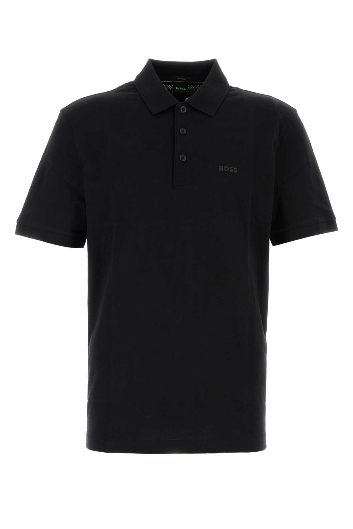 Black cotton polo shirt 50544170001 (HUGO BOSS / ポロシャツ ) | HUGO BOSS (ヒューゴボス)