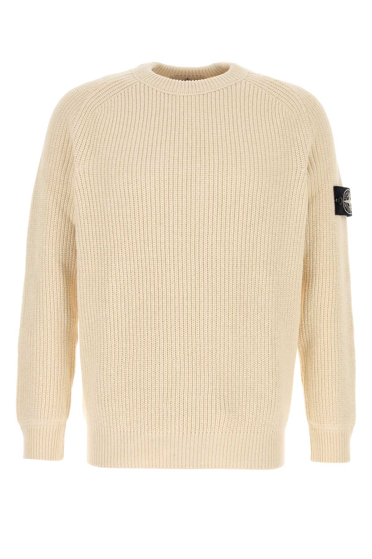 Sand cotton sweater 5100012TAV0093 (STONE ISLAND / ニット・セーター・カーディガン ) | STONE ISLAND (ストーンアイランド)
