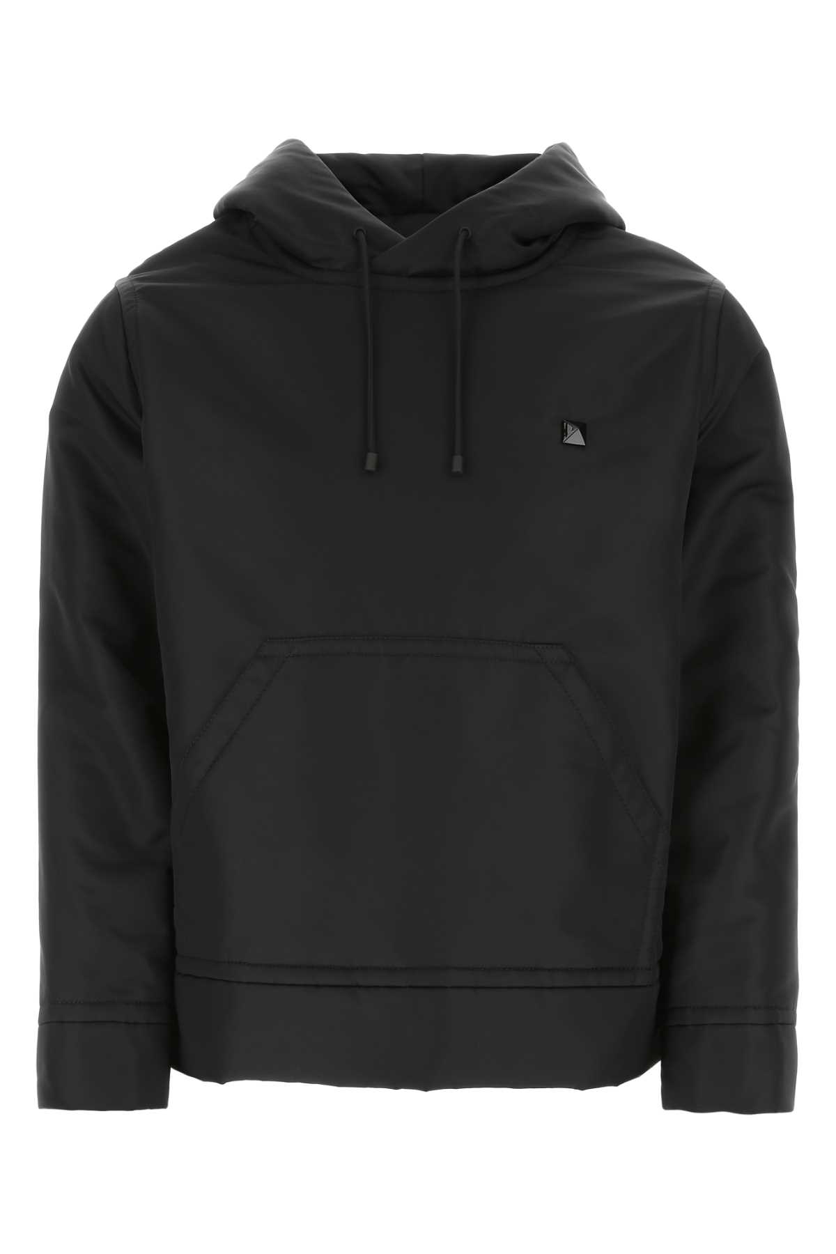 Black nylon sweatshirt 1V0CJI267TV0NO (Valentino Garavani / スウェット・フーディー ) | Valentino Garavani (ヴァレンティノ)