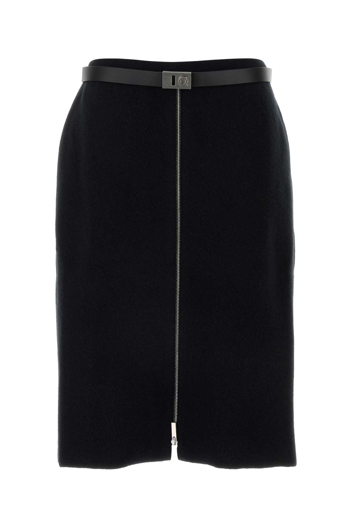 Black stretch wool blend skirt 112960780696NERO (FERRAGAMO / スカート ) | FERRAGAMO (フェラガモ)