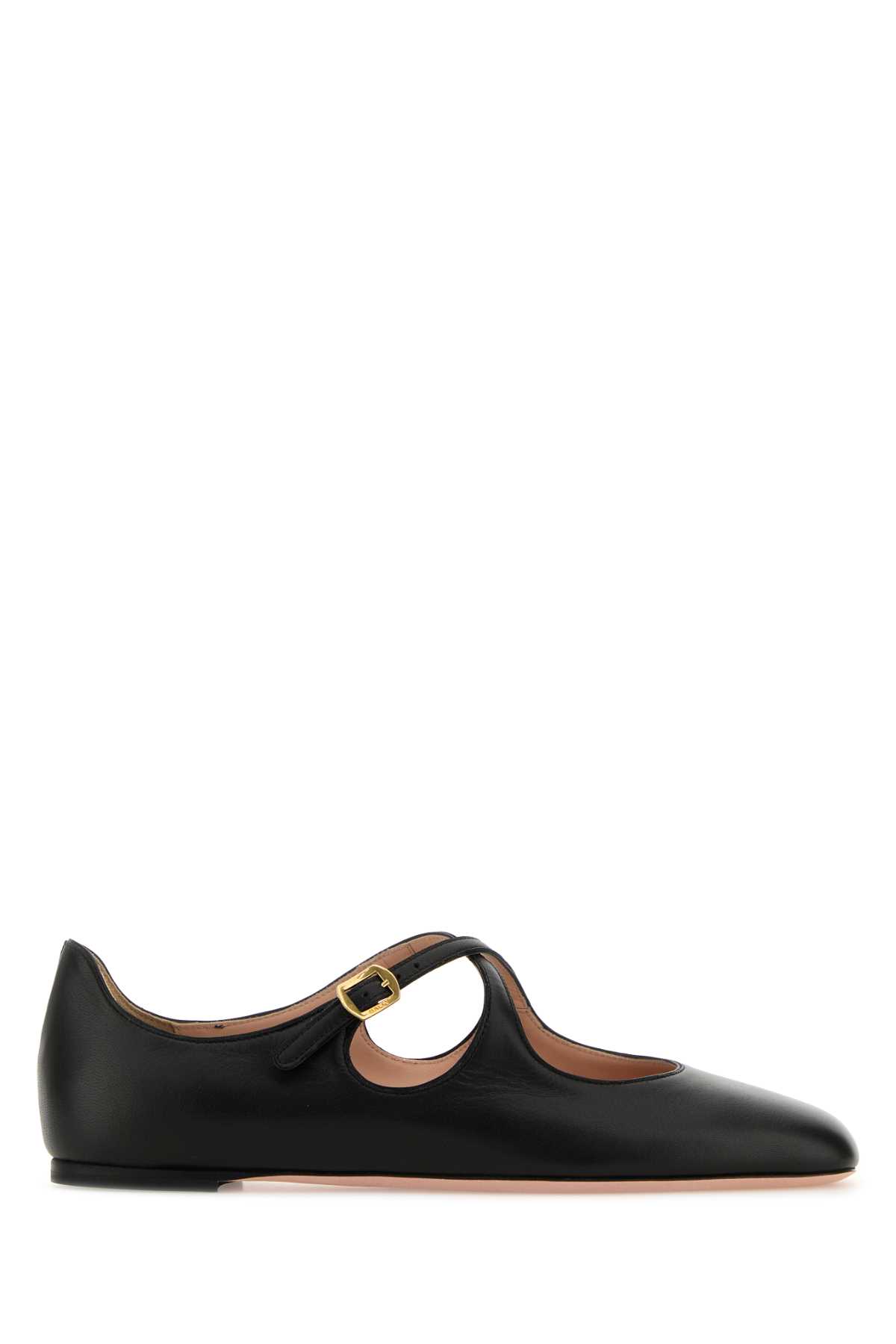 Black leather Beliska ballerinas WA051BNA051U901 (BALLY / フラットシューズ ) | BALLY (バリー)