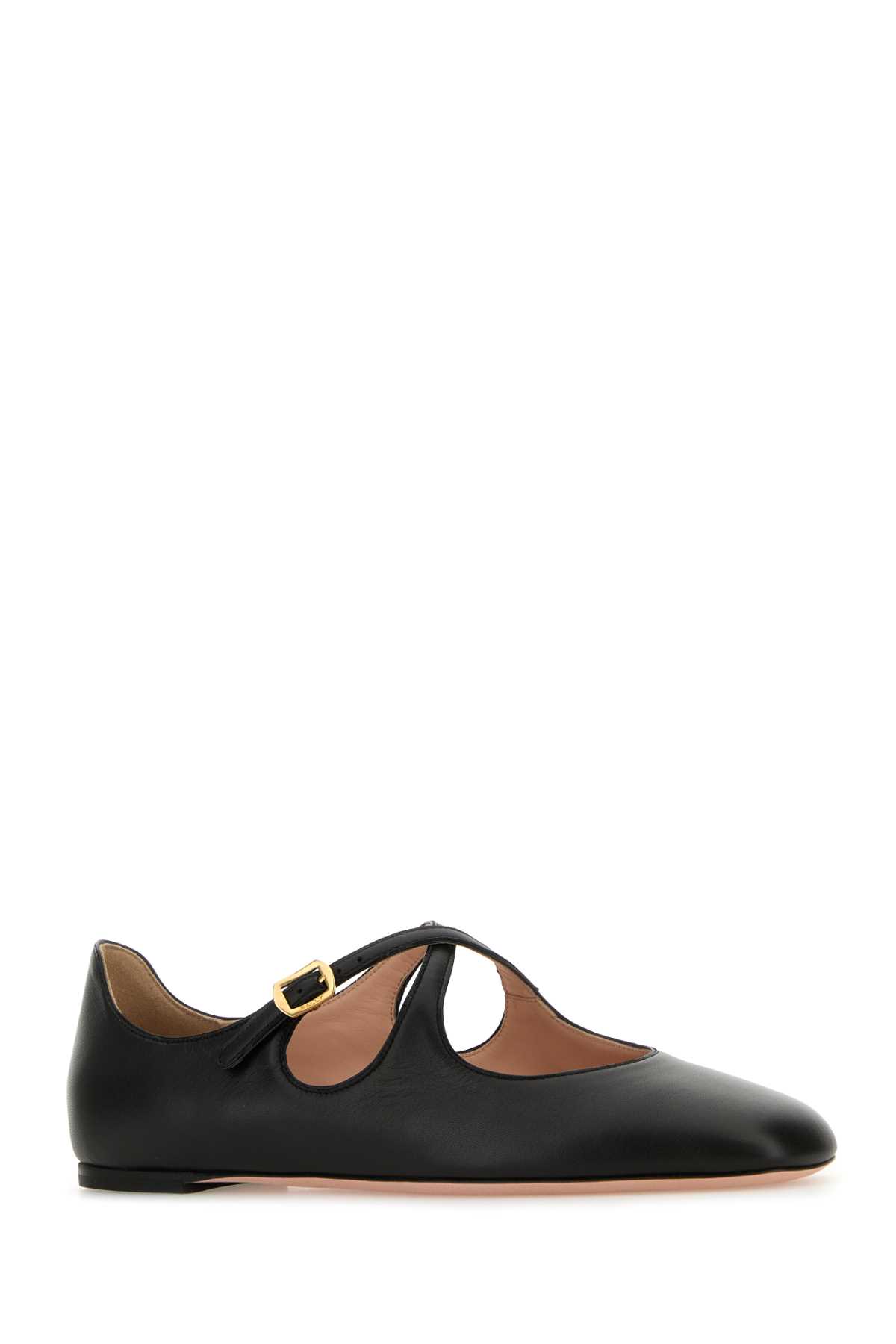 Black leather Beliska ballerinas WA051BNA051U901 (BALLY / フラットシューズ ) | BALLY (バリー)(1)