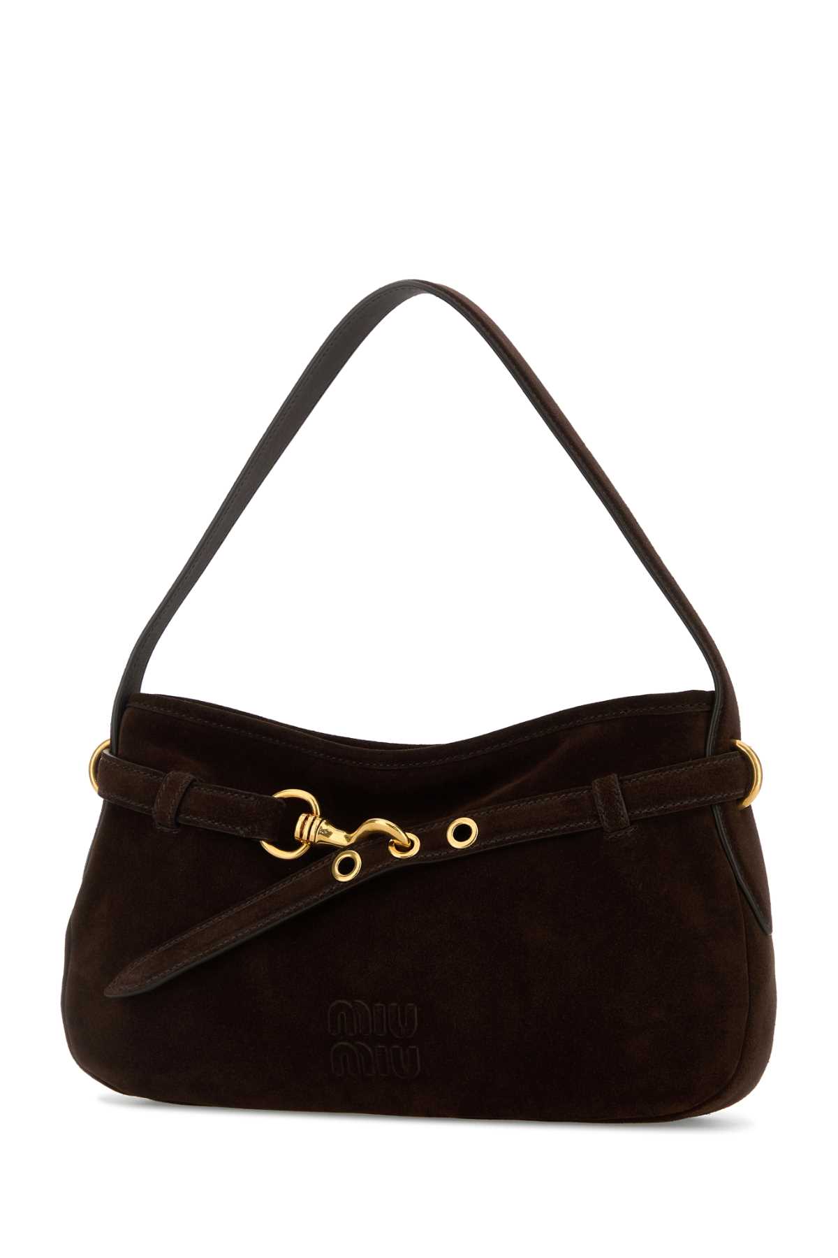 Dark brown suede Avenue shoulder bag 5BC1822CSSF0003 (MIU MIU / ハンドバッグ・ショルダーバッグ ) | MIU MIU (ミュウミュウ)(1)