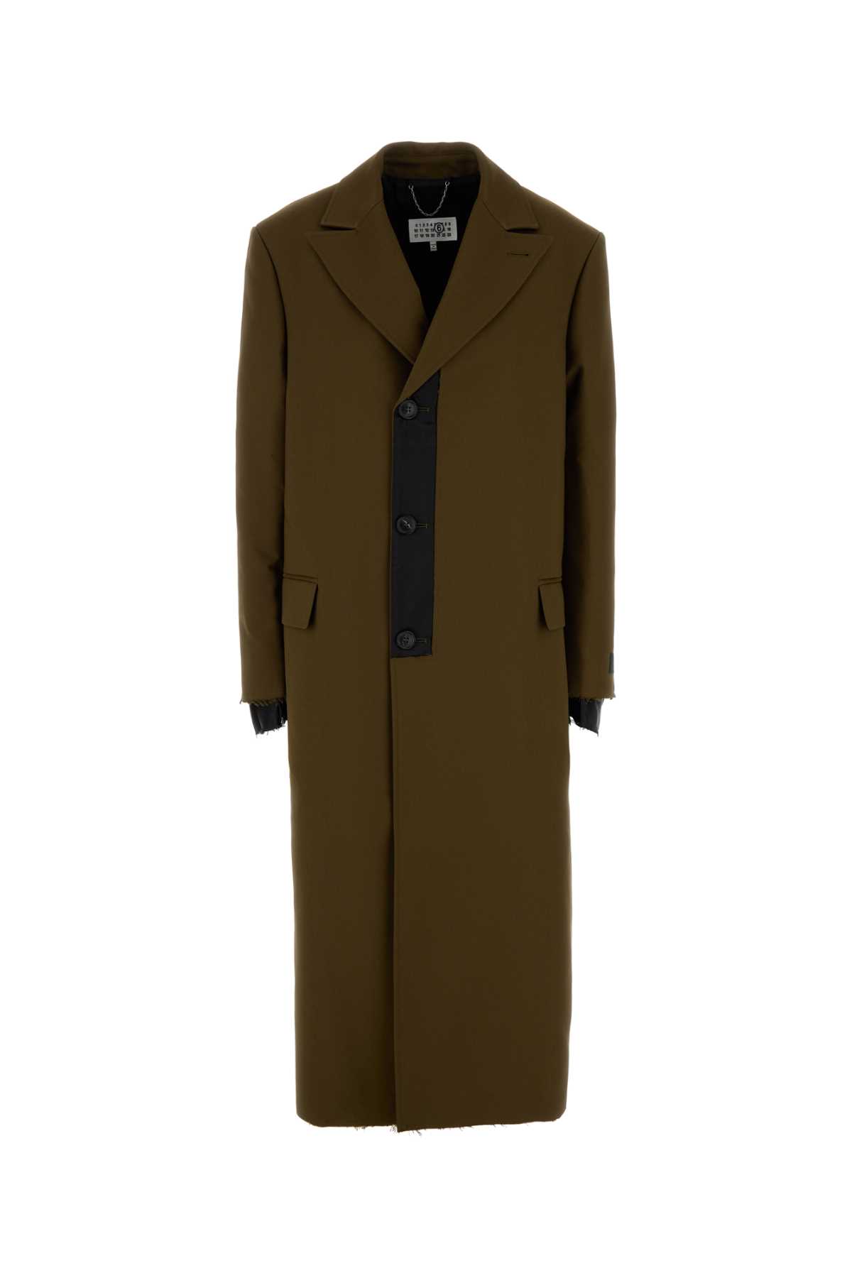 Mud polyester coat S62AA0088M35222159 (MM6 Maison Margiela / コート ) | MM6 Maison Margiela (エムエムシックス)